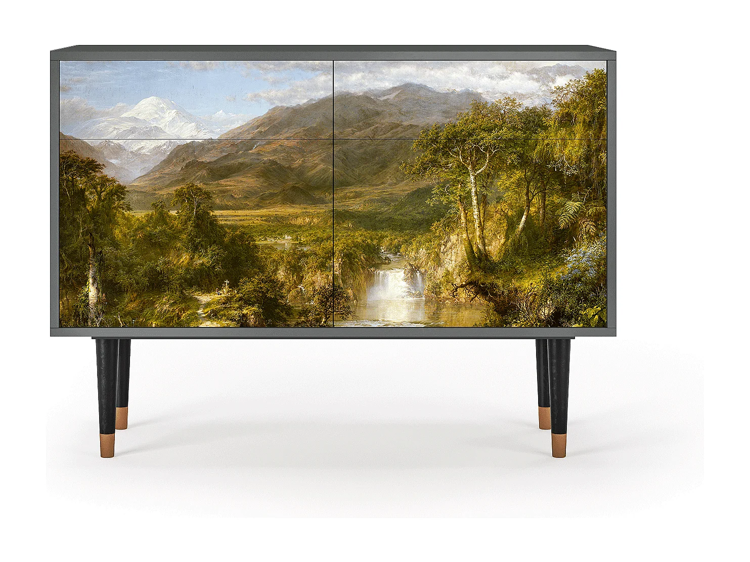 Buffet - 115x85x48 cm - BS4 - The Heart of the Andes , Anthracite