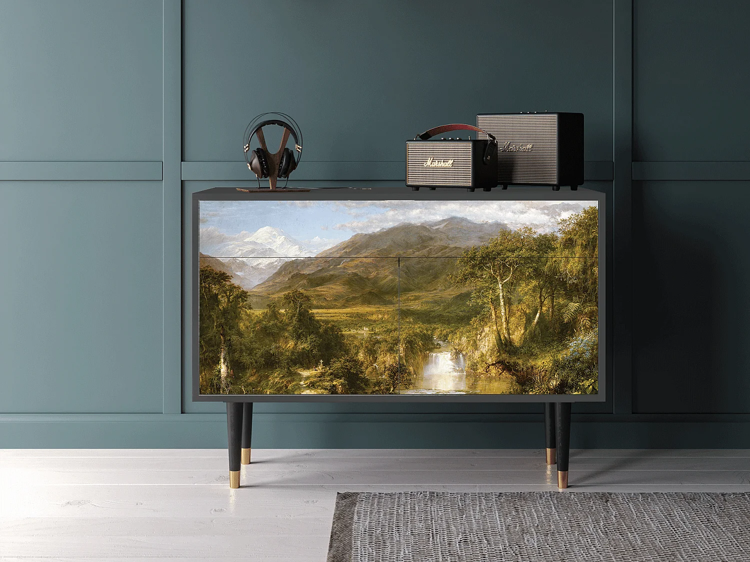 Buffet - 115x85x48 cm - BS4 - The Heart of the Andes , Anthracite