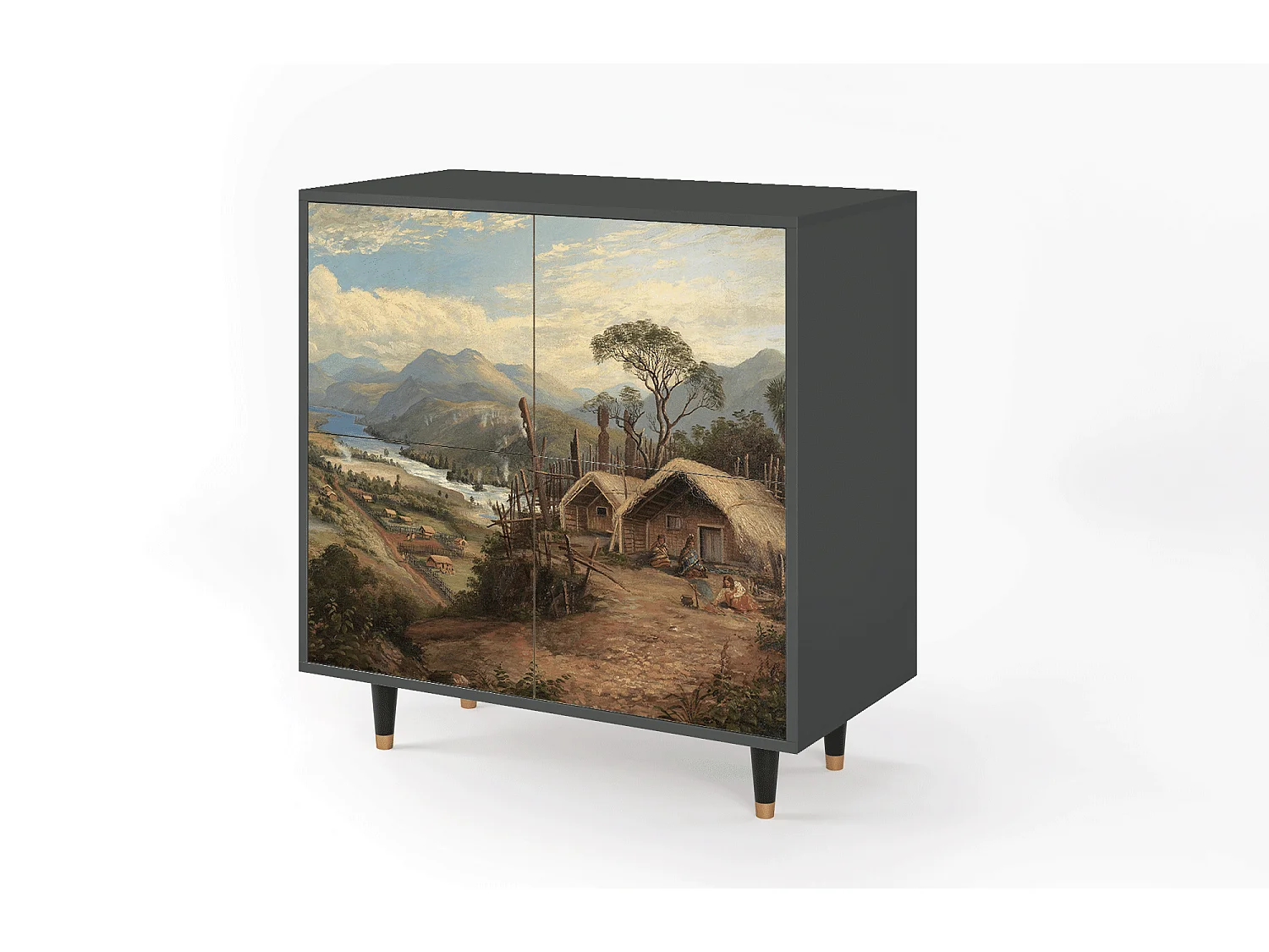 Buffet - 94x96x48 cm - BS3 - View Across the Plains , Anthracite