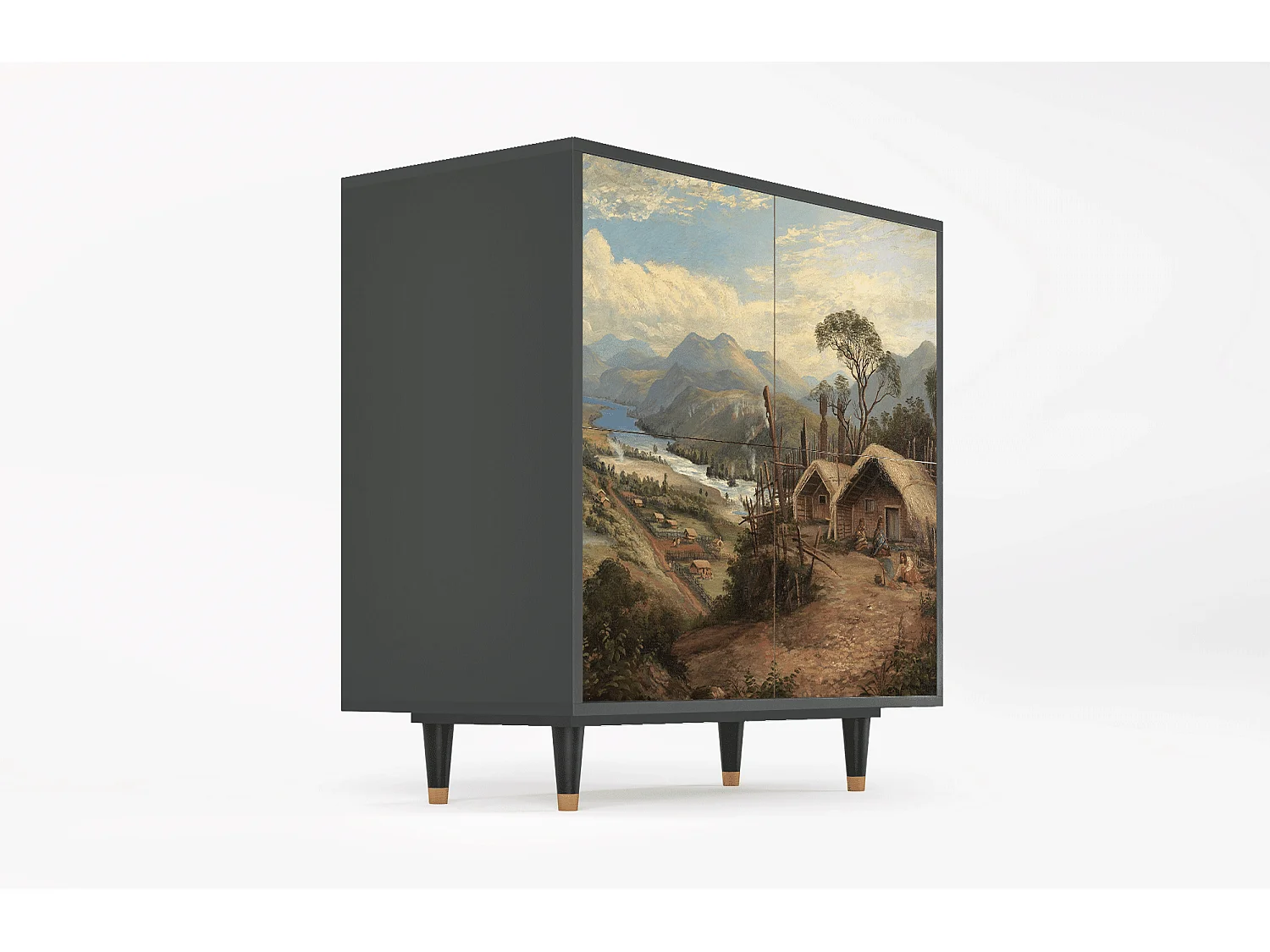 Buffet - 94x96x48 cm - BS3 - View Across the Plains , Anthracite