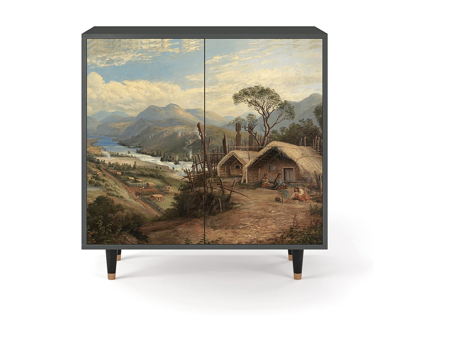 Buffet - 94x96x48 cm - BS3 - View Across the Plains , Anthracite