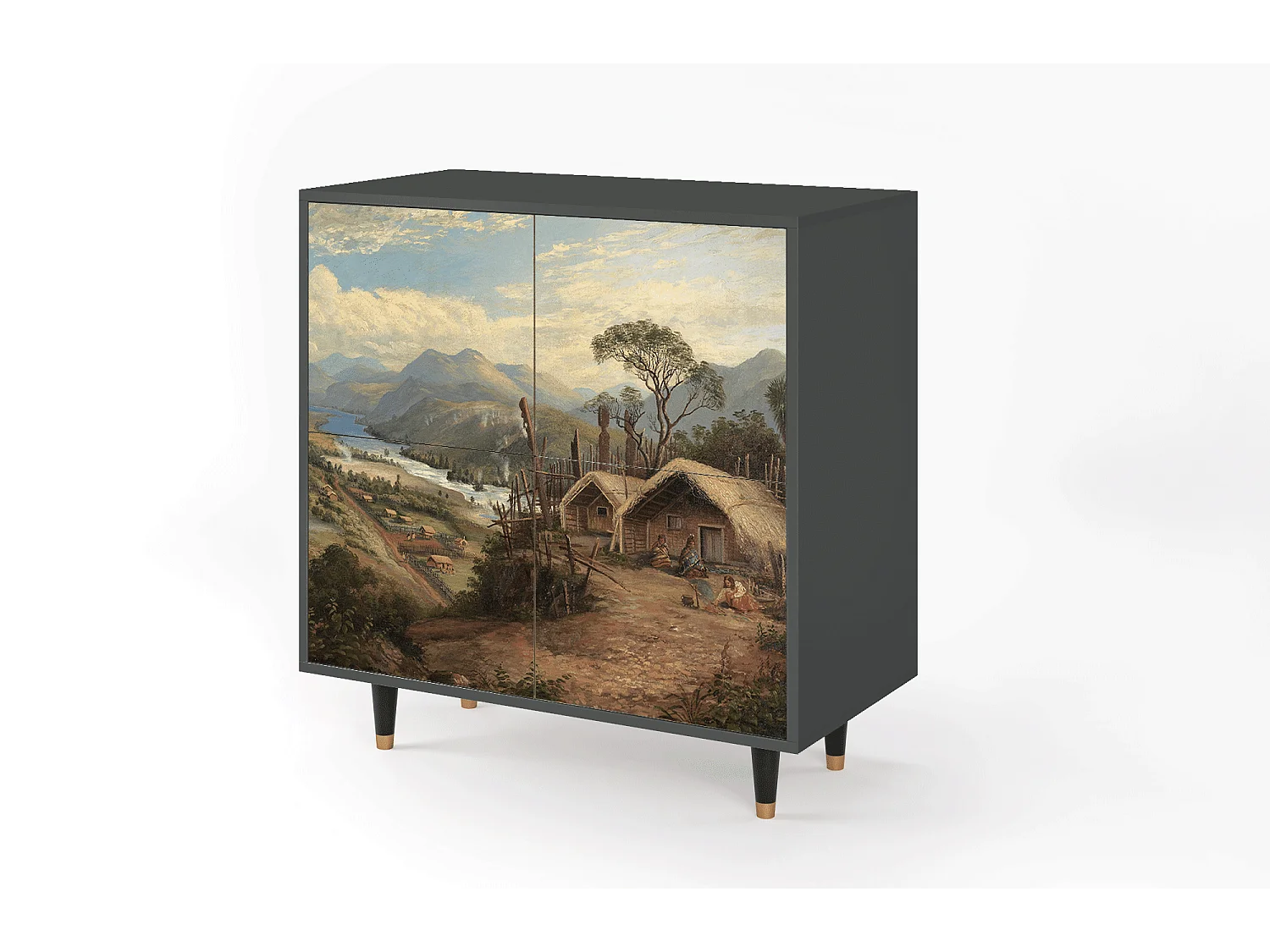 Buffet - 94x96x48 cm - BS3 - View Across the Plains , Anthracite
