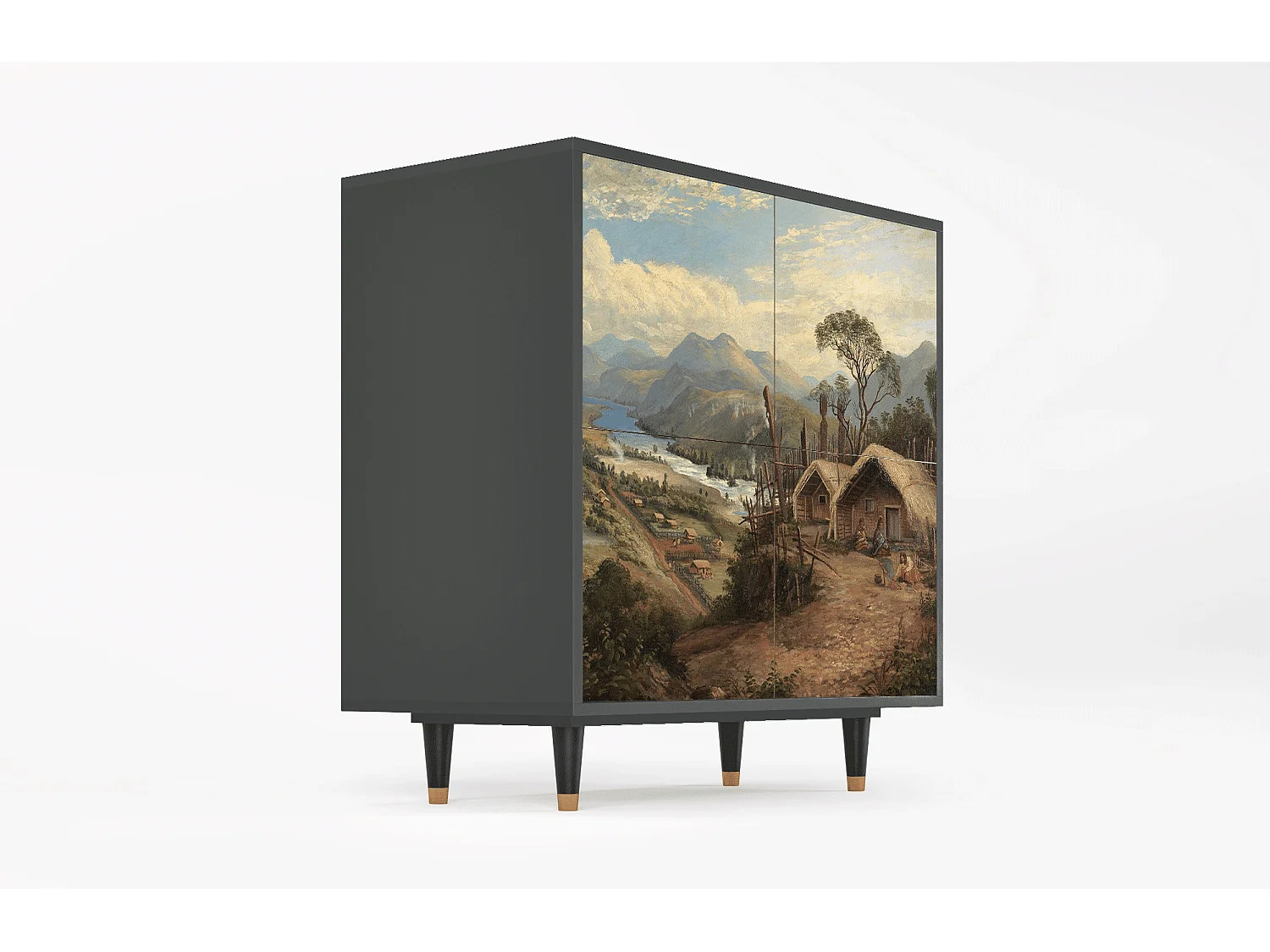 Buffet - 94x96x48 cm - BS3 - View Across the Plains , Anthracite