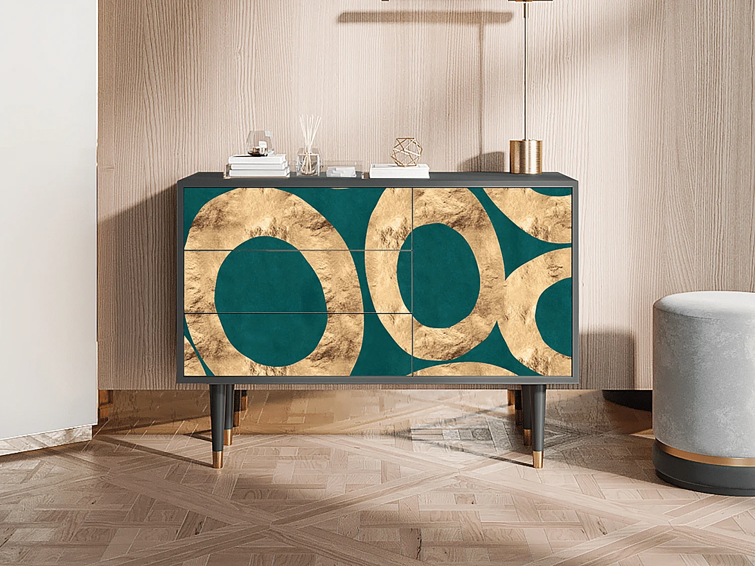 Buffet - 115х84х41 cm - S3 - Zircon Sphere, Anthracite