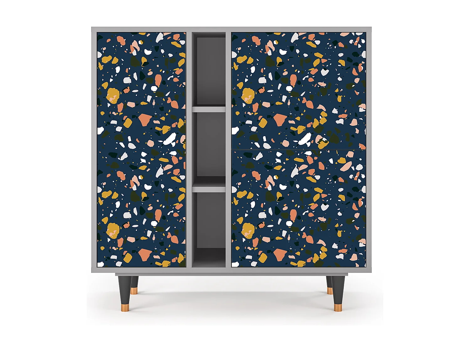 Kredens - 94х96х41 cm - BS5 - Night Sky Langhterns, Szary