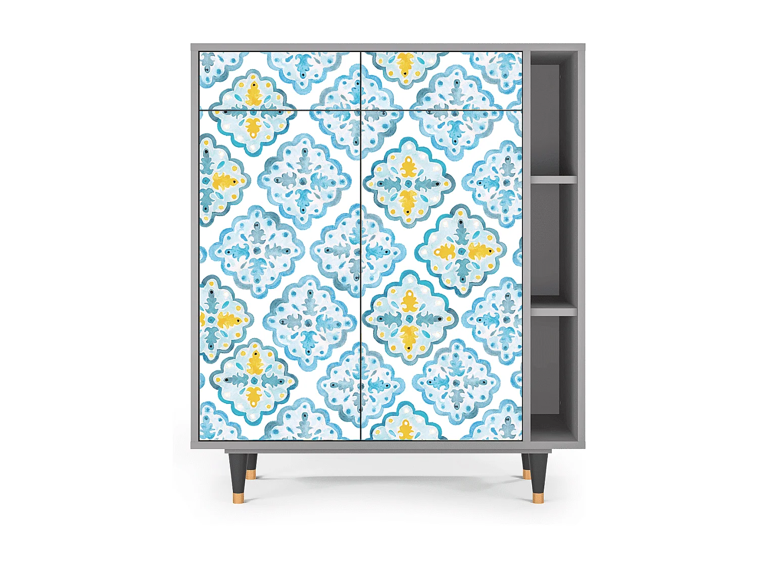 Buffet - 96х110х41 cm - BS6 - Portugese tiles, Gris
