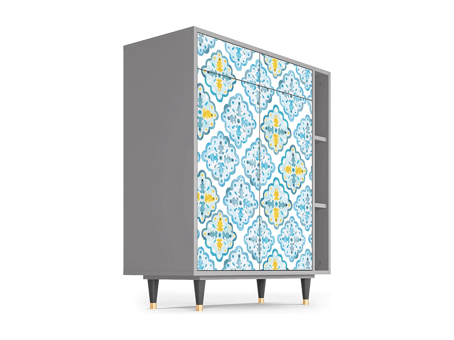 Buffet - 96х110х41 cm - BS6 - Portugese tiles, Gris