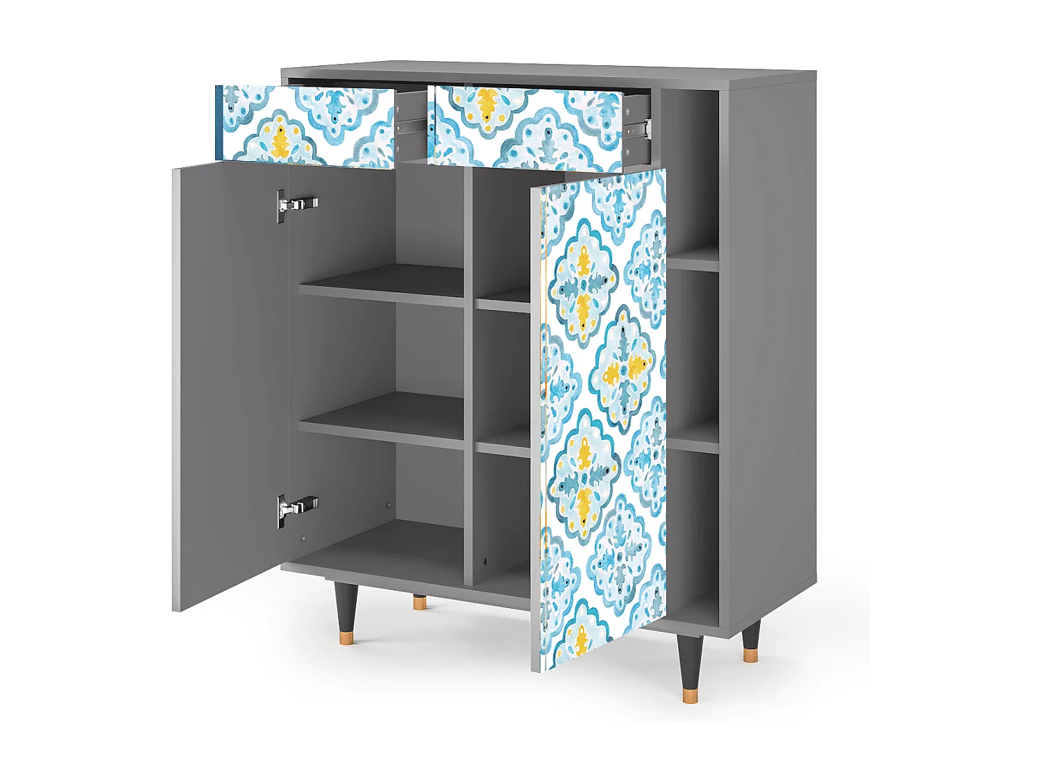 Buffet - 96х110х41 cm - BS6 - Portugese tiles, Gris