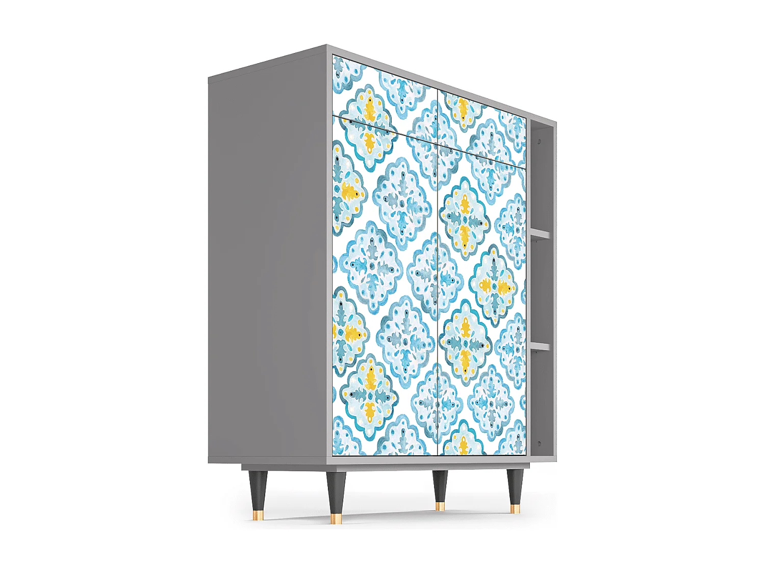 Buffet - 96х110х41 cm - BS6 - Portugese tiles, Gris