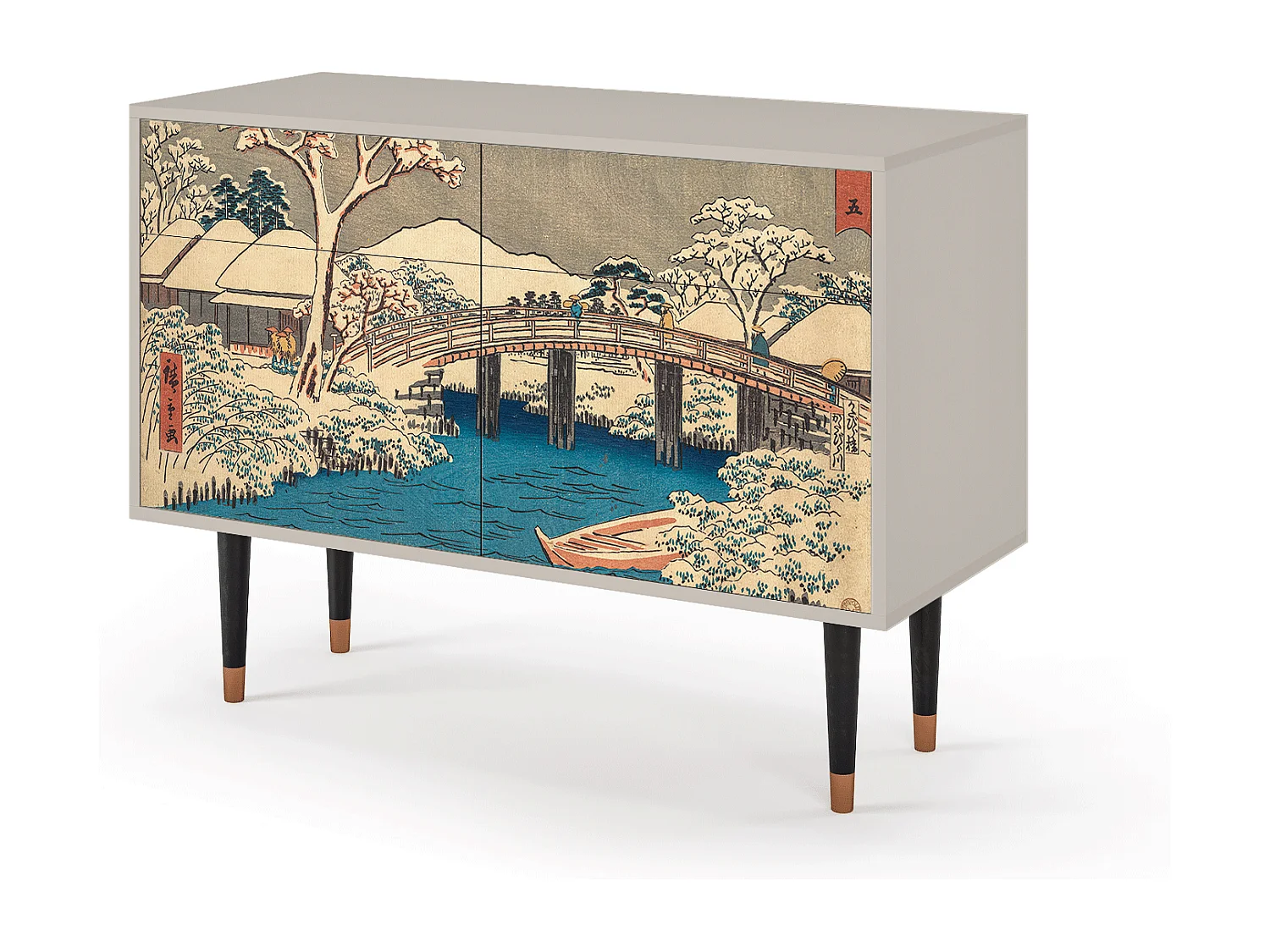Sideboard - 115x85x48 cm - BS4 - Katabira River, Sand