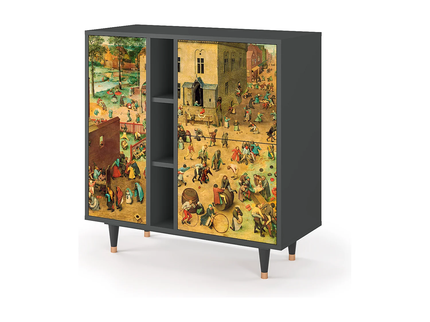 Aparador - 94х96х41 cm - BS5 - Children Games, Antracita