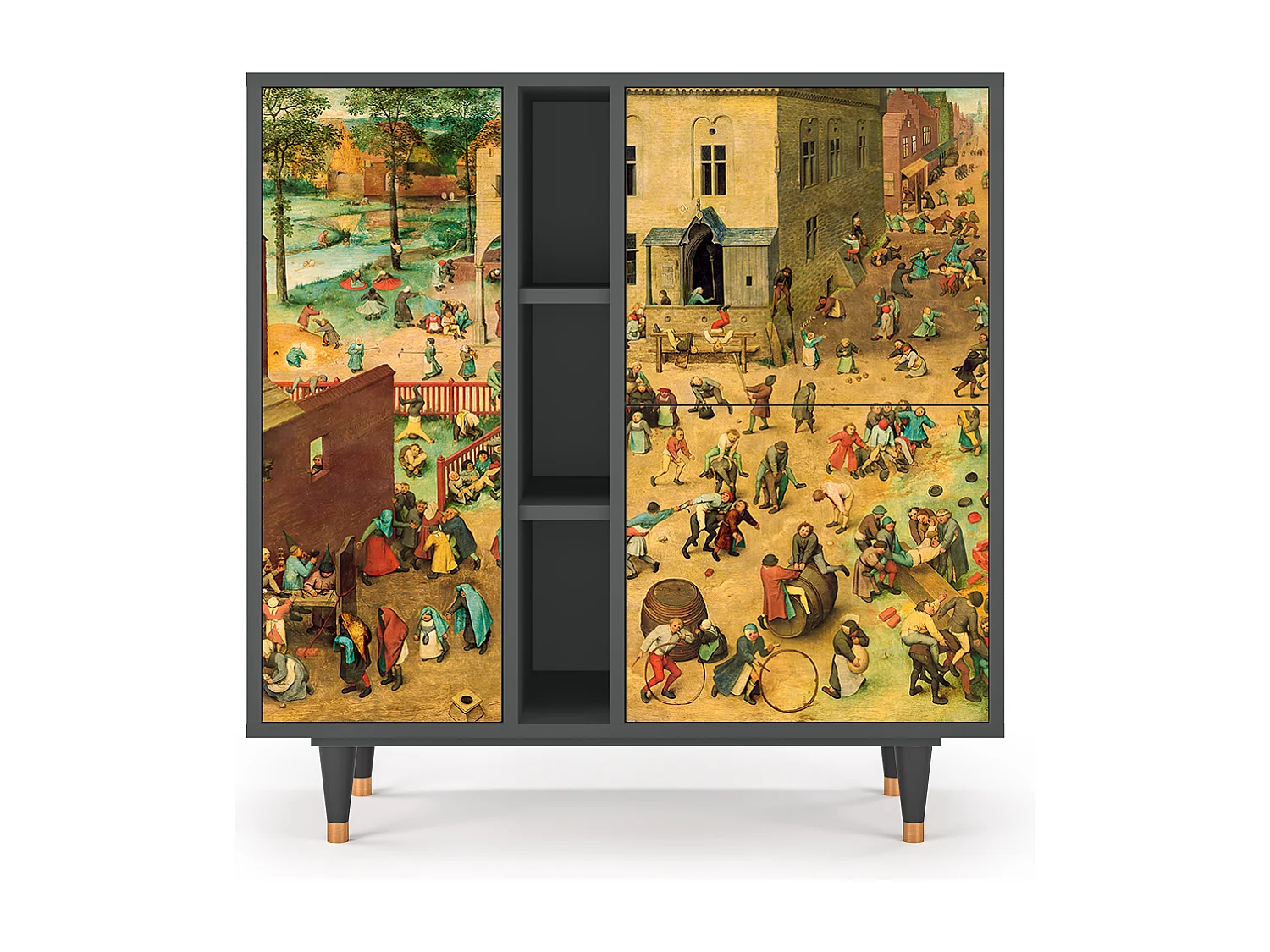 Dressoir - 94х96х41 cm - BS5 - Children Games, Antraciet