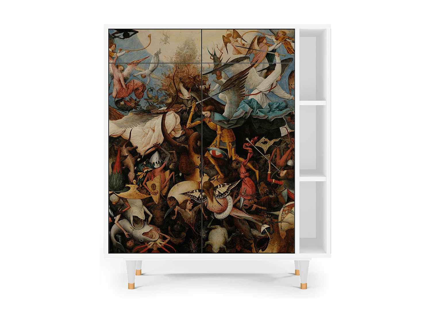 Credenza - 96х110х41 cm - BS6 - The Fall, Bianco