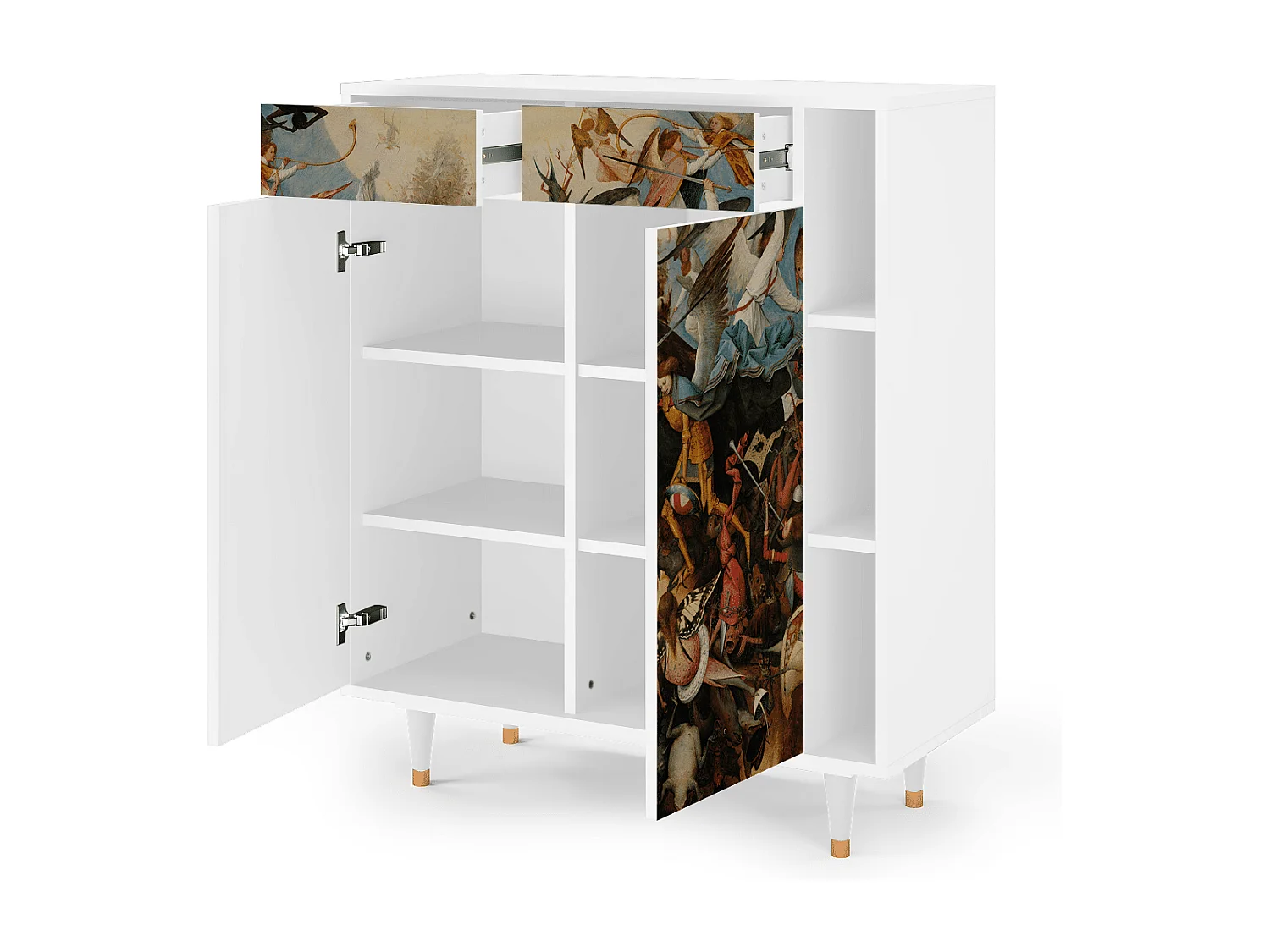 Credenza - 96х110х41 cm - BS6 - The Fall, Bianco