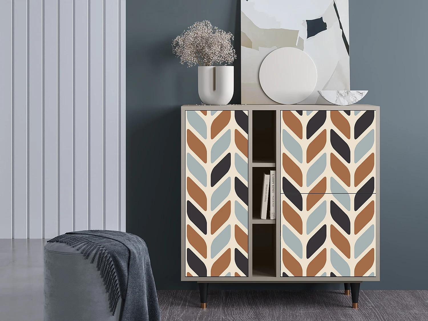 Aparador - 94х96х41 cm - BS5 - Beige Laure, Arena