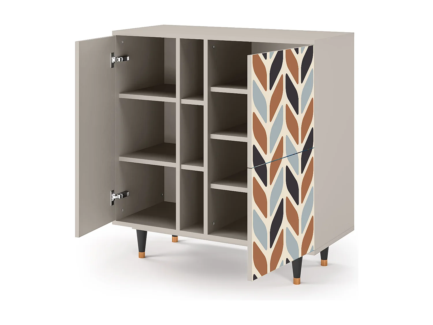 Aparador - 94х96х41 cm - BS5 - Beige Laure, Arena