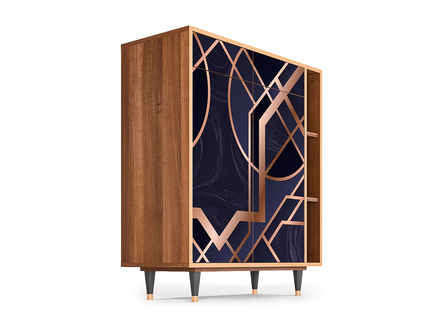 Buffet - 96х110х41 cm - BS6 - Purple Temple, Noyer