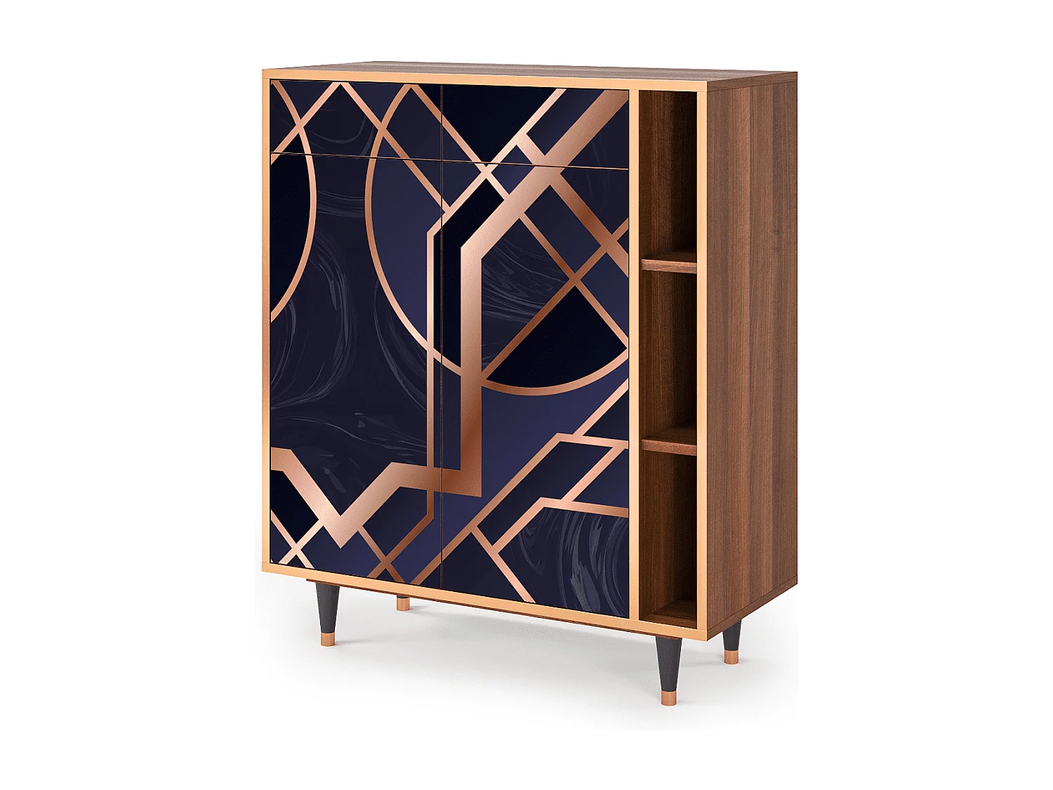 Buffet - 96х110х41 cm - BS6 - Purple Temple, Noyer