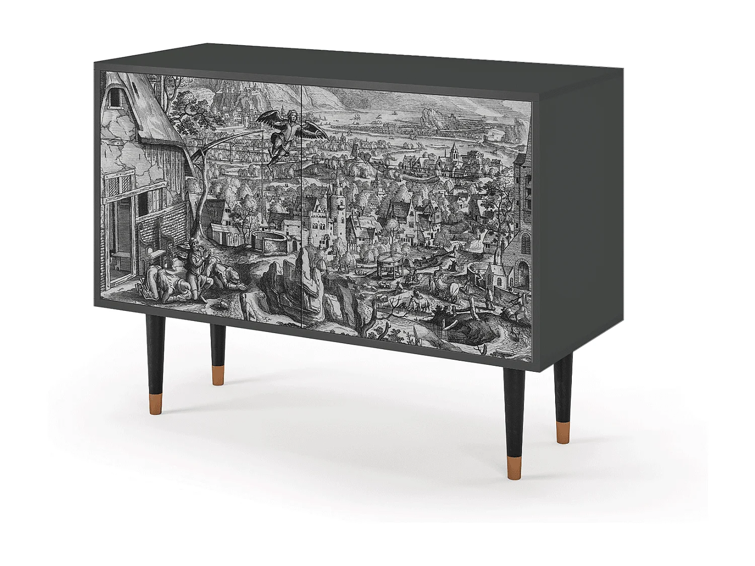 Dressoir - 115x85x48 cm - BS4 - Departure, Antraciet