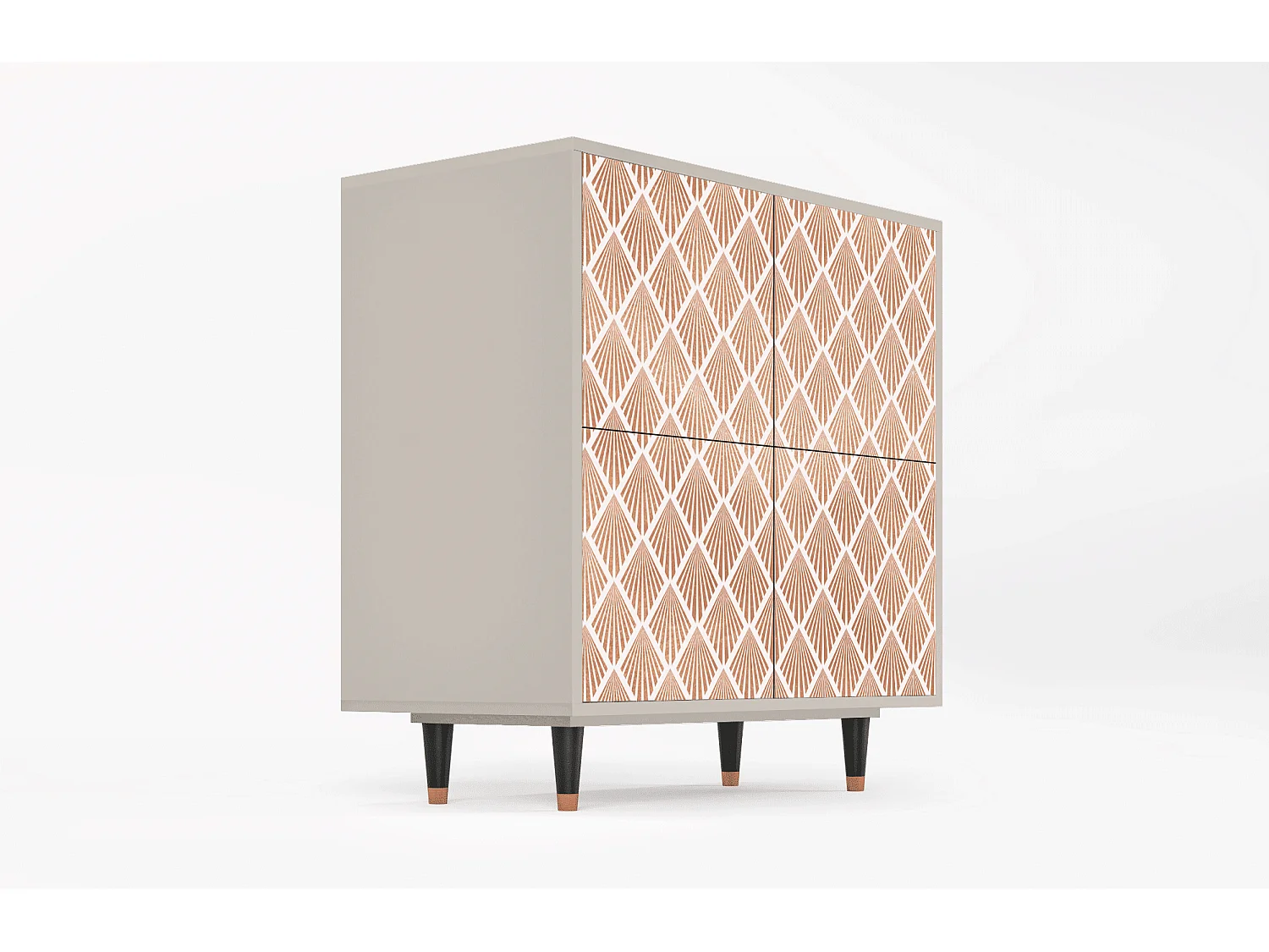 Dressoir - 94x96x48 cm - BS3 - Pastel Sunrise, Zand