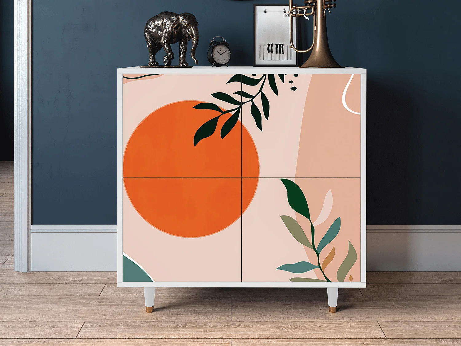 Credenza - 94x96x48 cm - BS3 - Artwork, Bianco