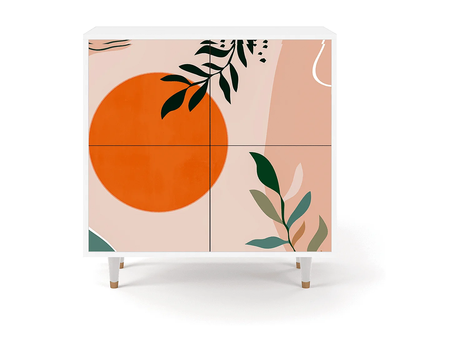 Credenza - 94x96x48 cm - BS3 - Artwork, Bianco