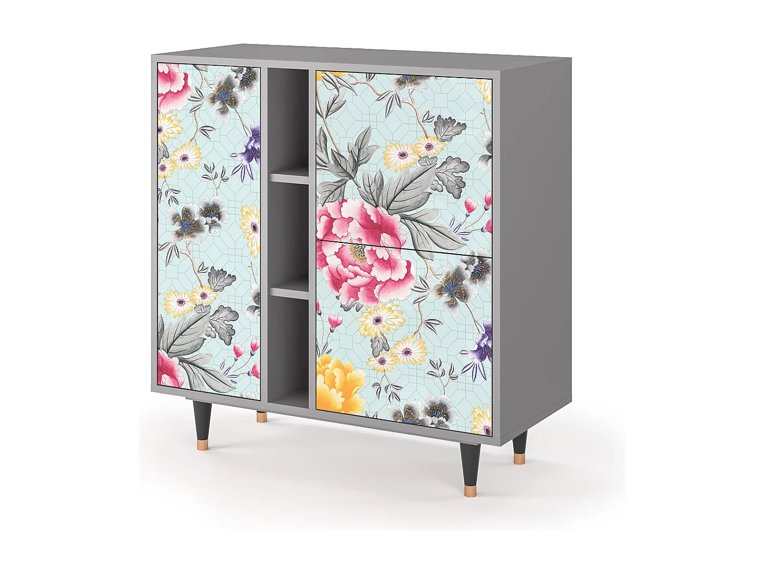 Dressoir - 94х96х41 cm - BS5 - Sky Garden, Grijs