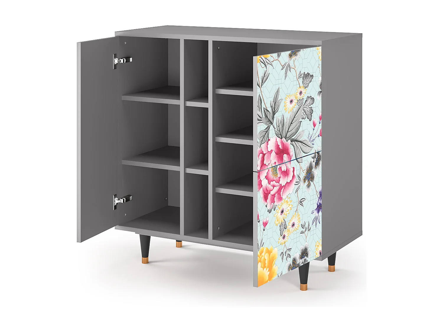 Dressoir - 94х96х41 cm - BS5 - Sky Garden, Grijs