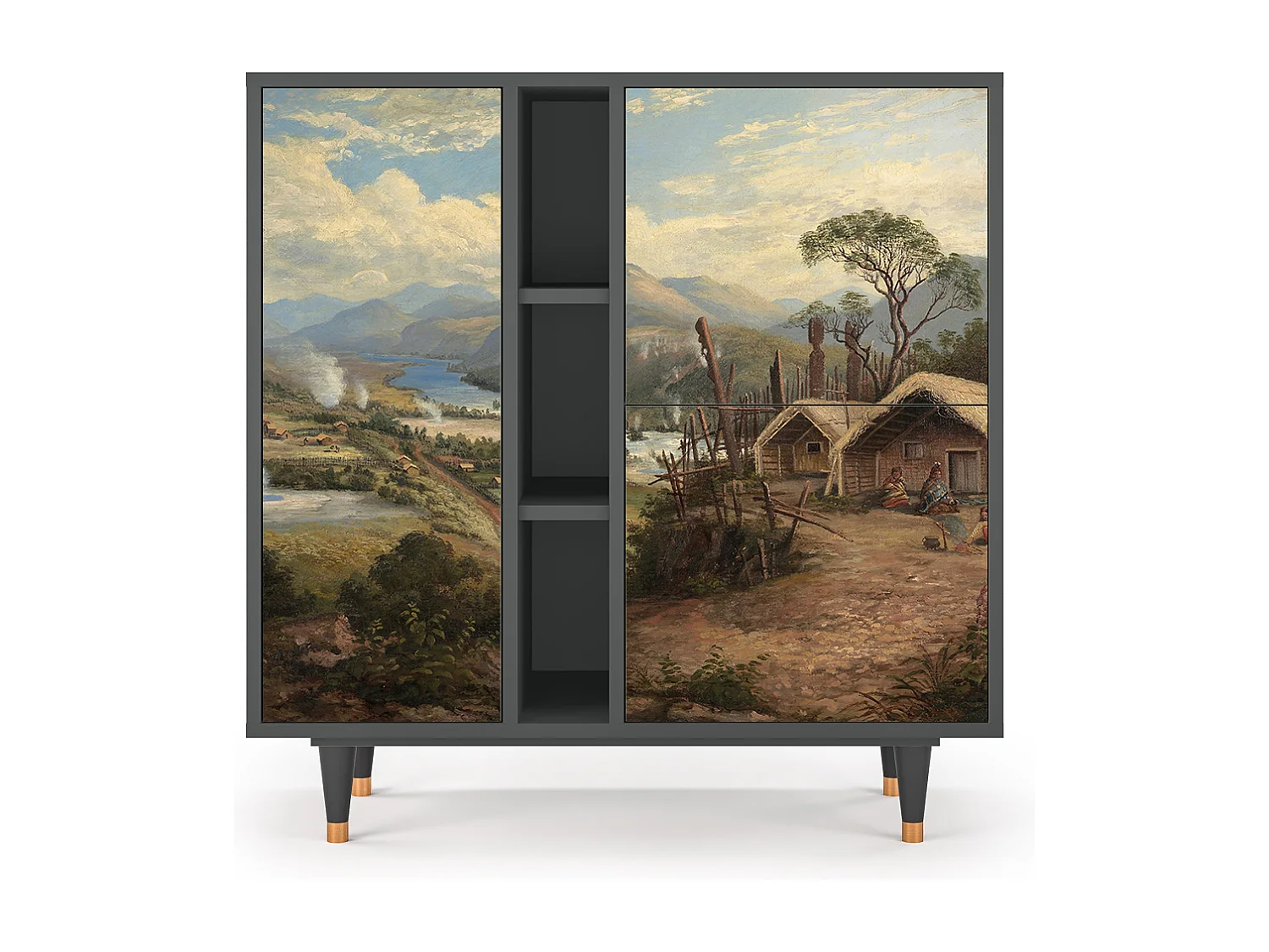 Credenza - 94х96х41 cm - BS5 - View Across the Plains , Antracite