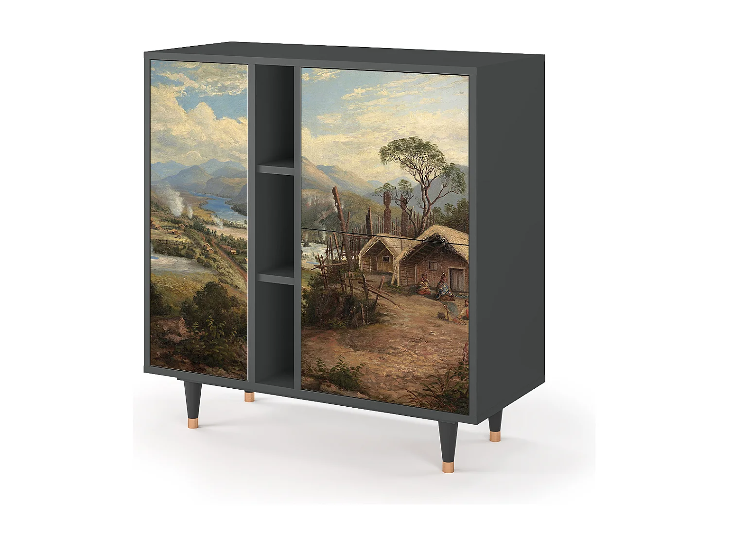 Credenza - 94х96х41 cm - BS5 - View Across the Plains , Antracite