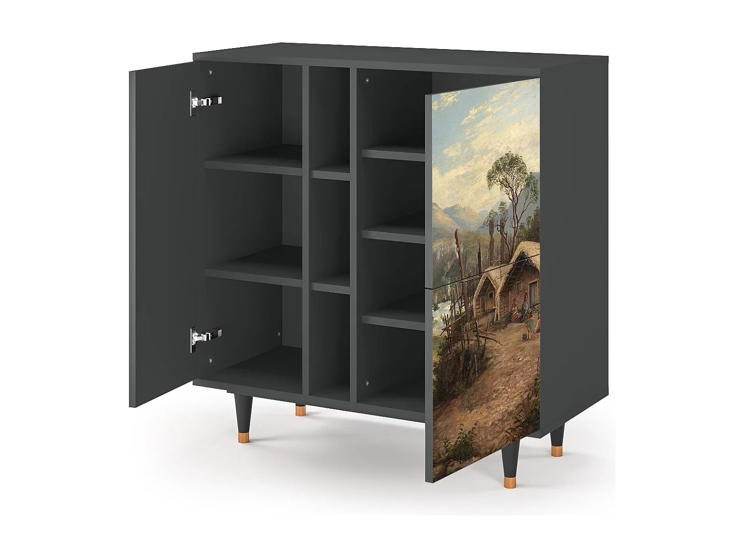 Credenza - 94х96х41 cm - BS5 - View Across the Plains , Antracite