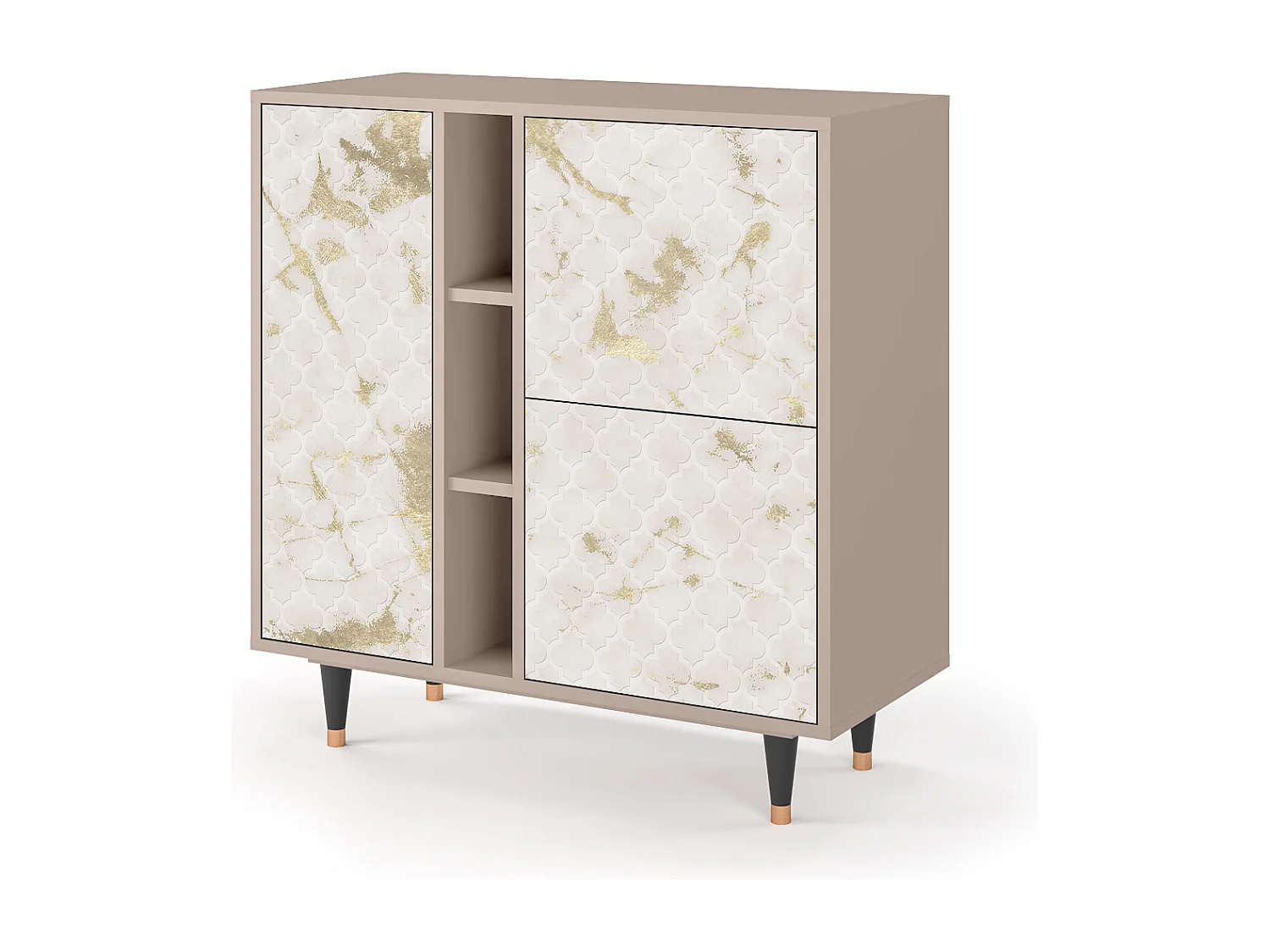 Buffet - 94х96х41 cm - BS5 - Sahara desert, Latte