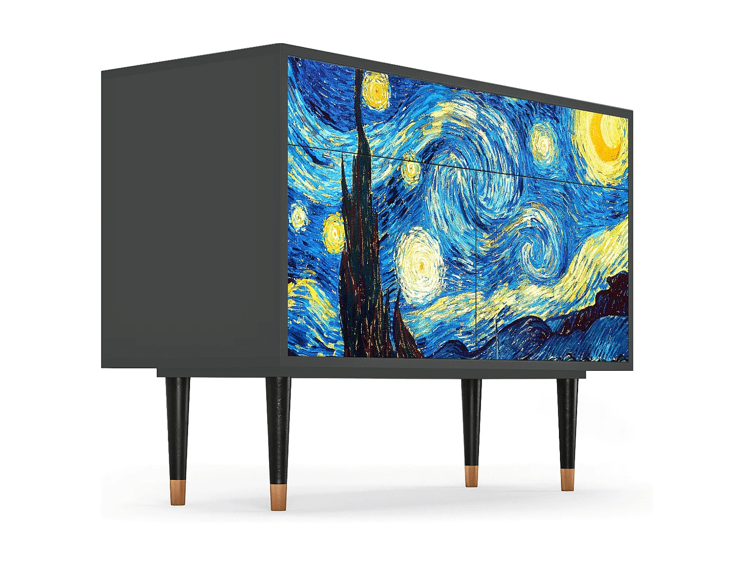 Buffet - 115x85x48 cm - BS4 - The Starry Night  , Anthracite