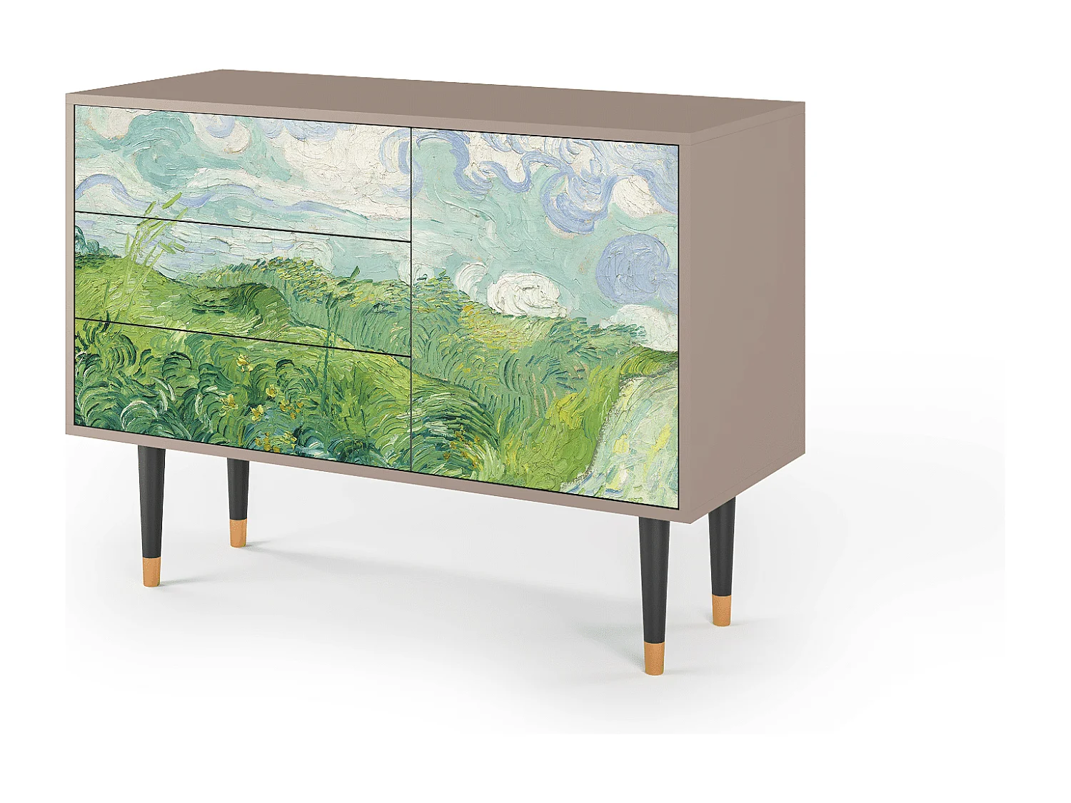 Credenza - 115х84х41 cm - S3 - Green Wheat Fields, Latte