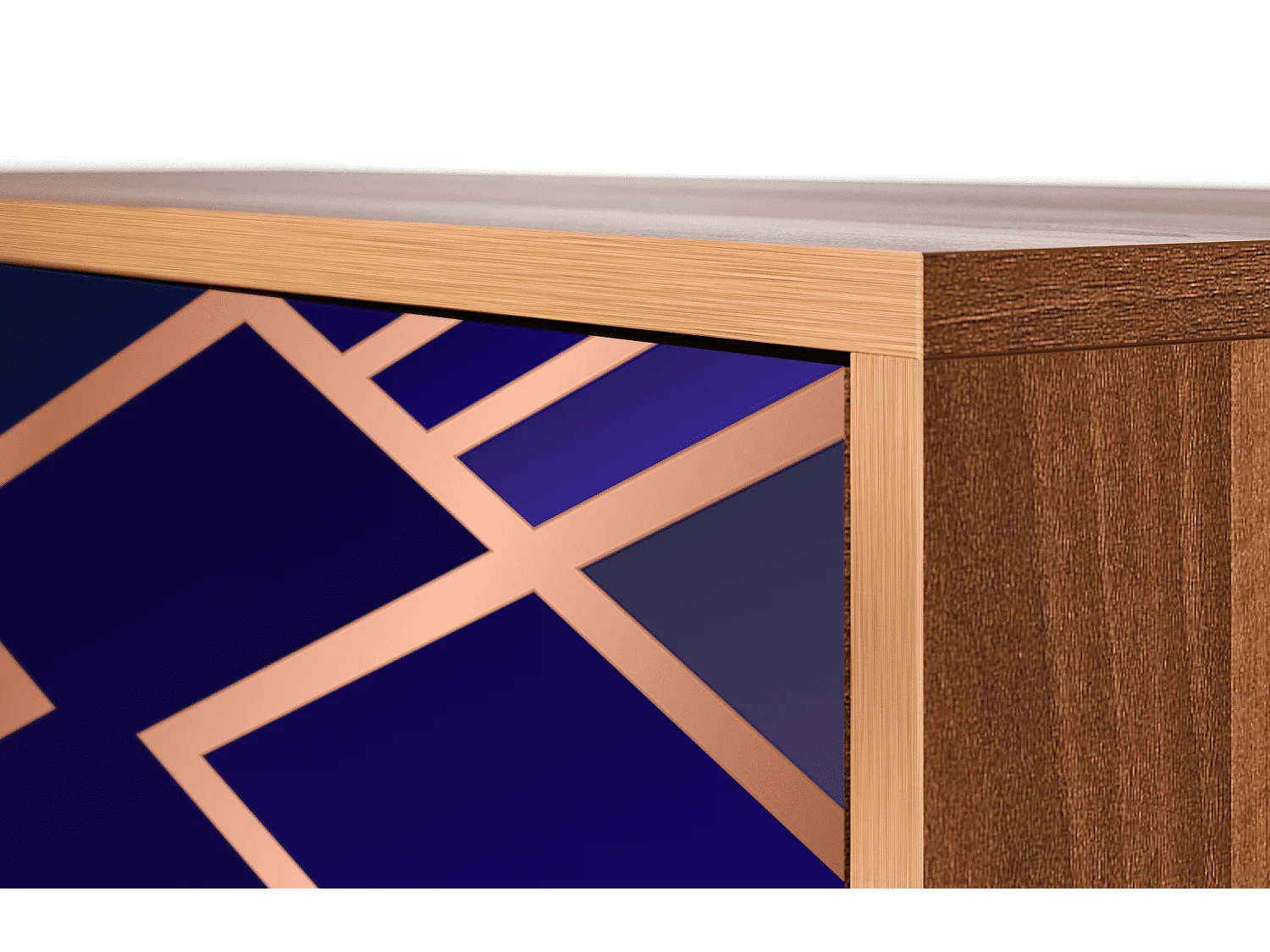 Aparador - 115х84х41 cm - S3 - Aquamarine Getsby, Nogal