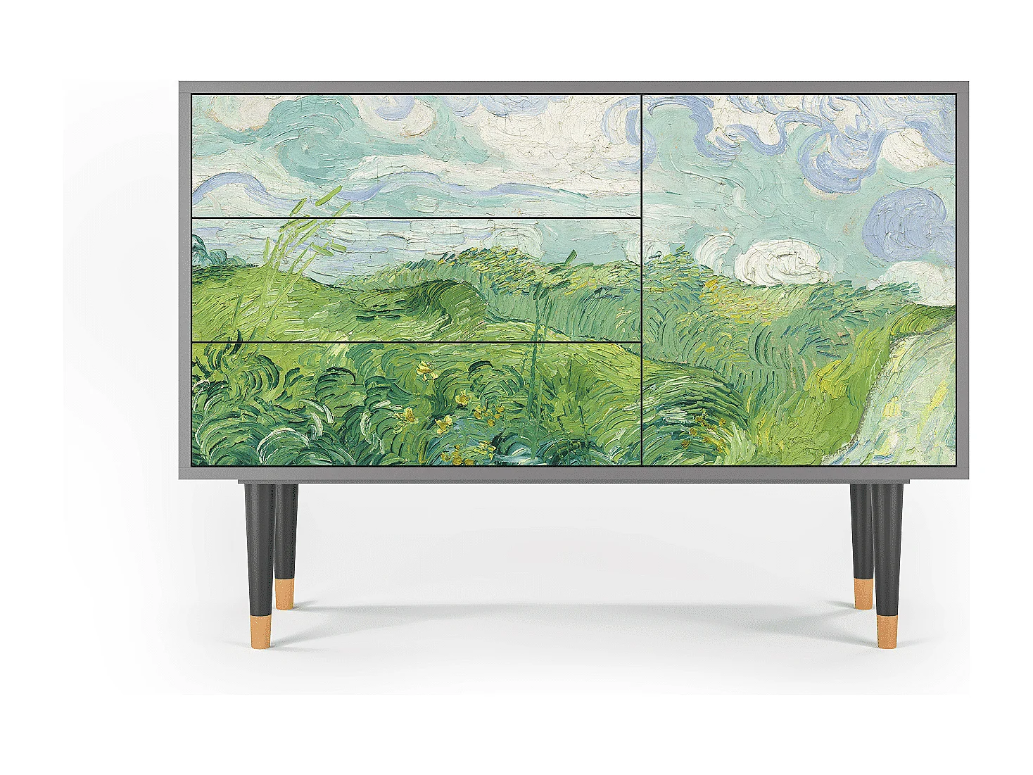 Buffet - 115х84х41 cm - S3 - Green Wheat Fields, Gris