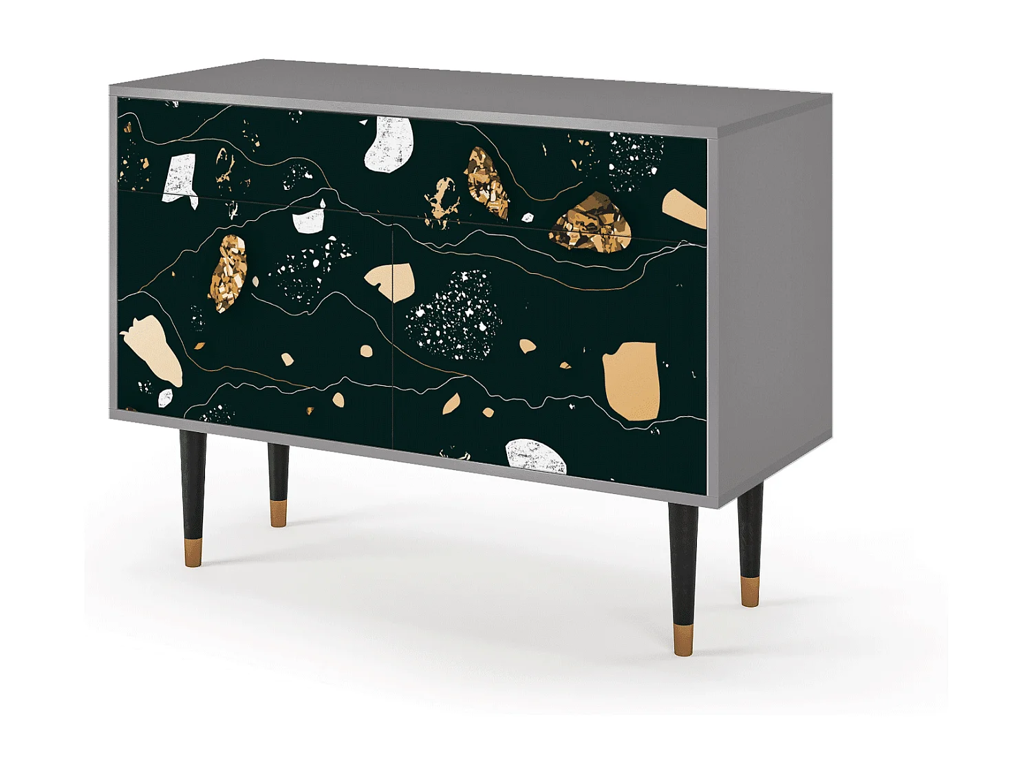 Aparador - 115x85x48 cm - BS4 - Space Rocks, Gris