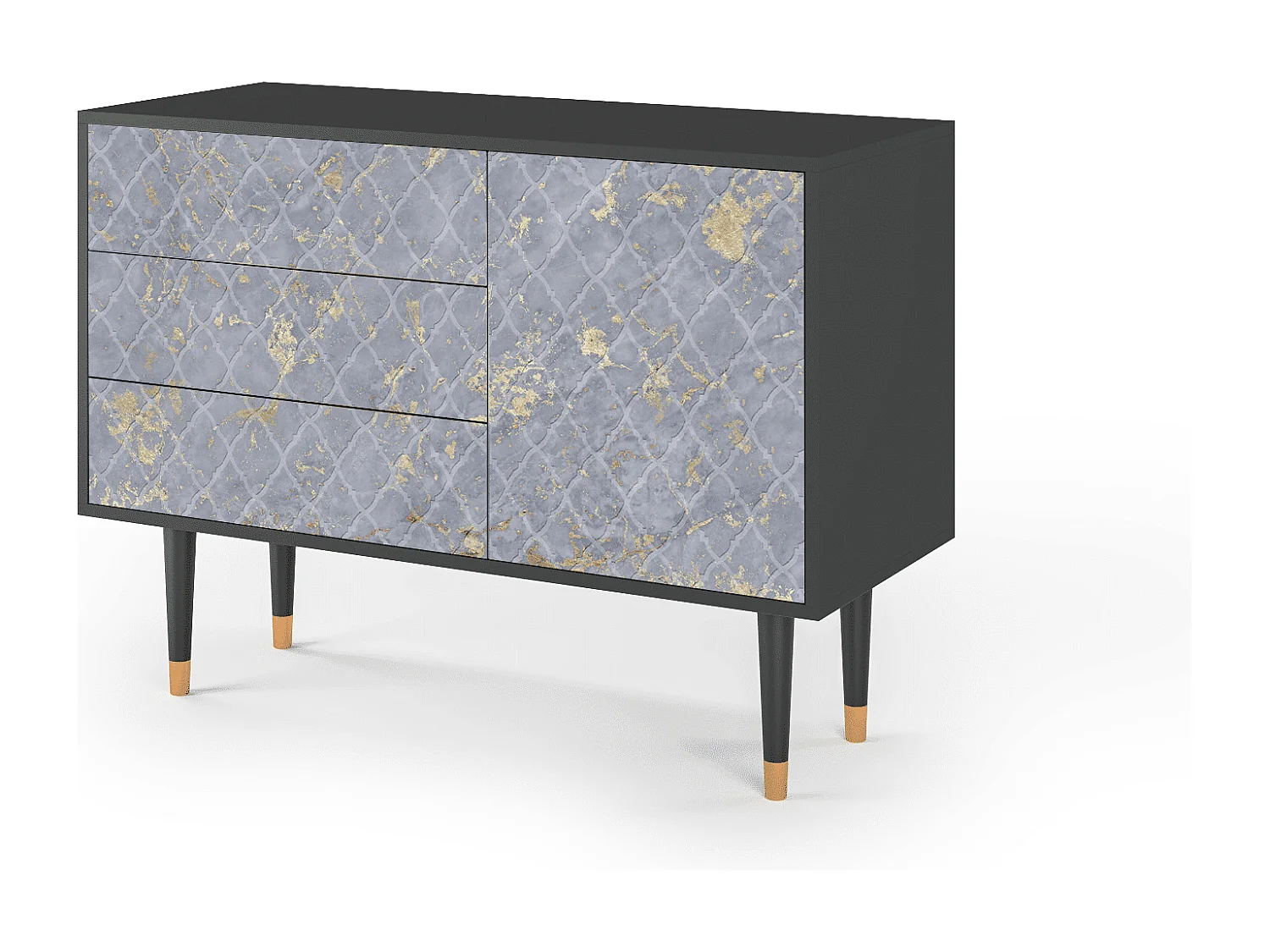 Buffet - 115х84х41 cm - S3 - Golden Smoke, Anthracite