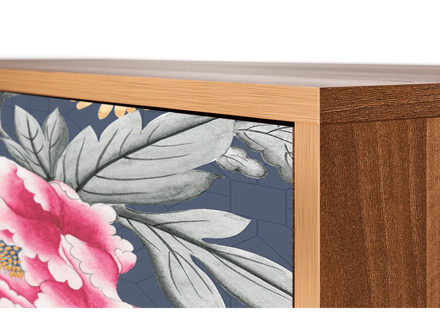 Buffet - 115х84х41 cm - S3 - Dark Flower Bed, Noyer