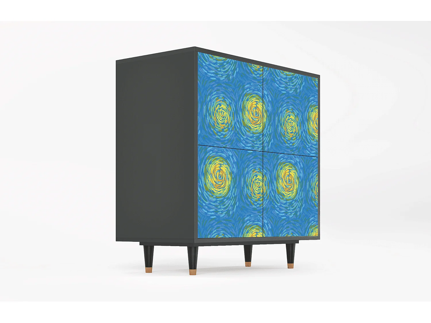 Buffet - 94x96x48 cm - BS3 - Van Gogh Lights, Anthracite
