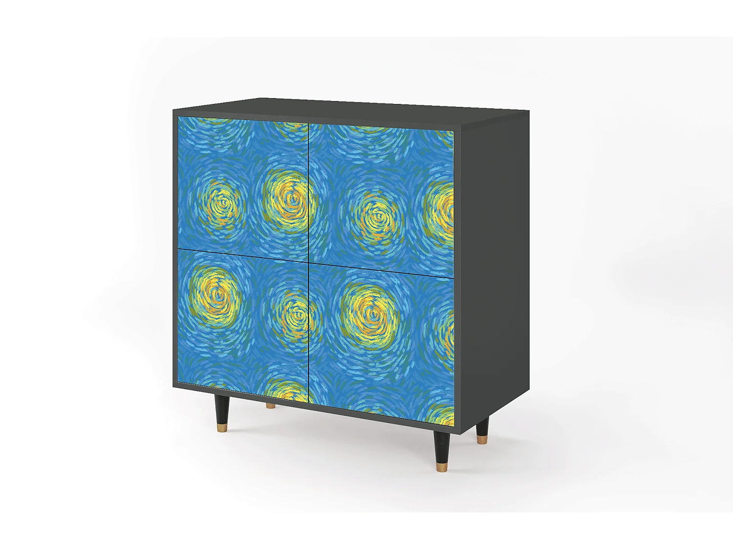 Buffet - 94x96x48 cm - BS3 - Van Gogh Lights, Anthracite