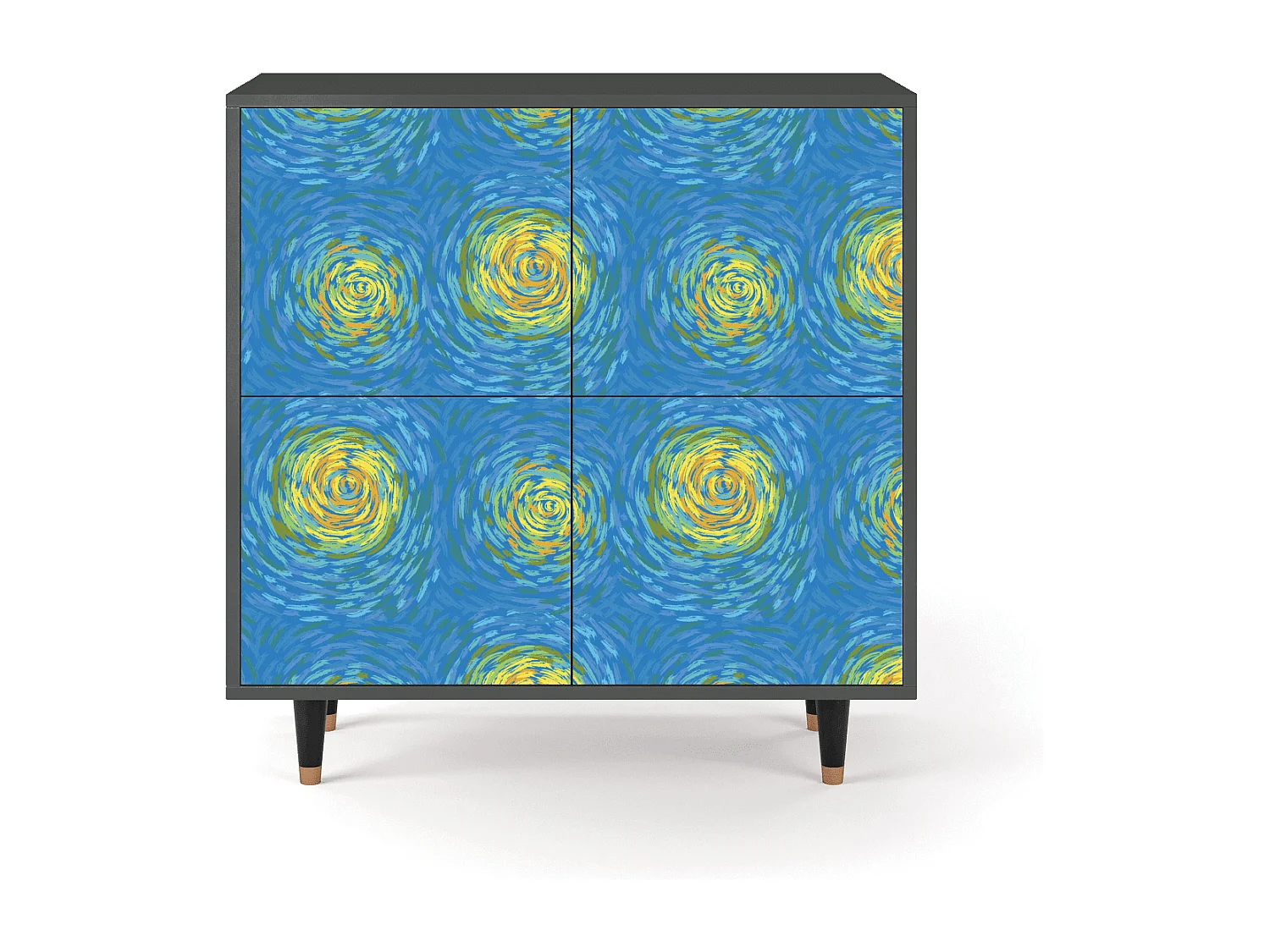 Credenza - 94x96x48 cm - BS3 - Van Gogh Lights, Antracite