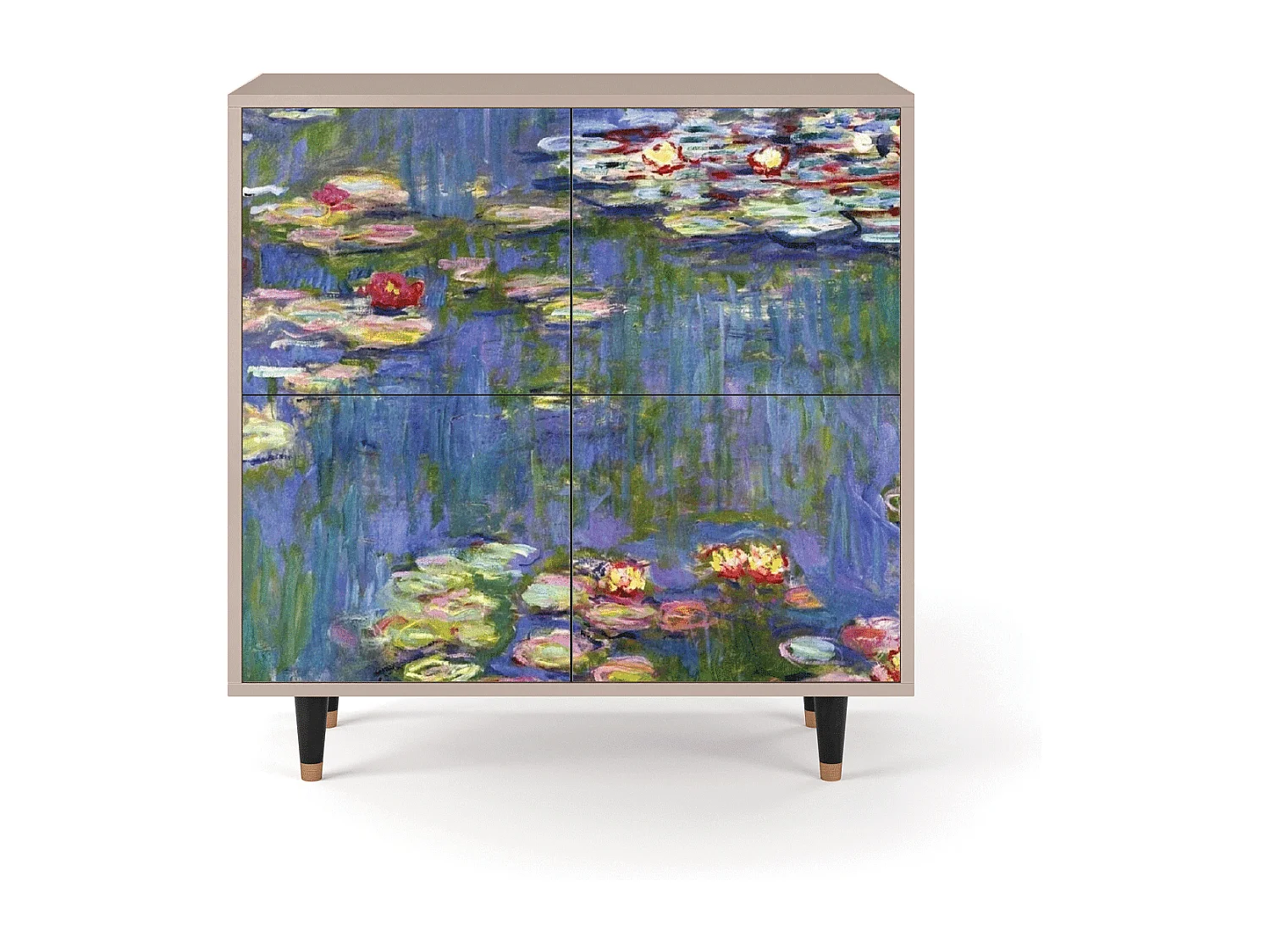 Aparador - 94x96x48 cm - BS3 - The water lily pond  , Latte