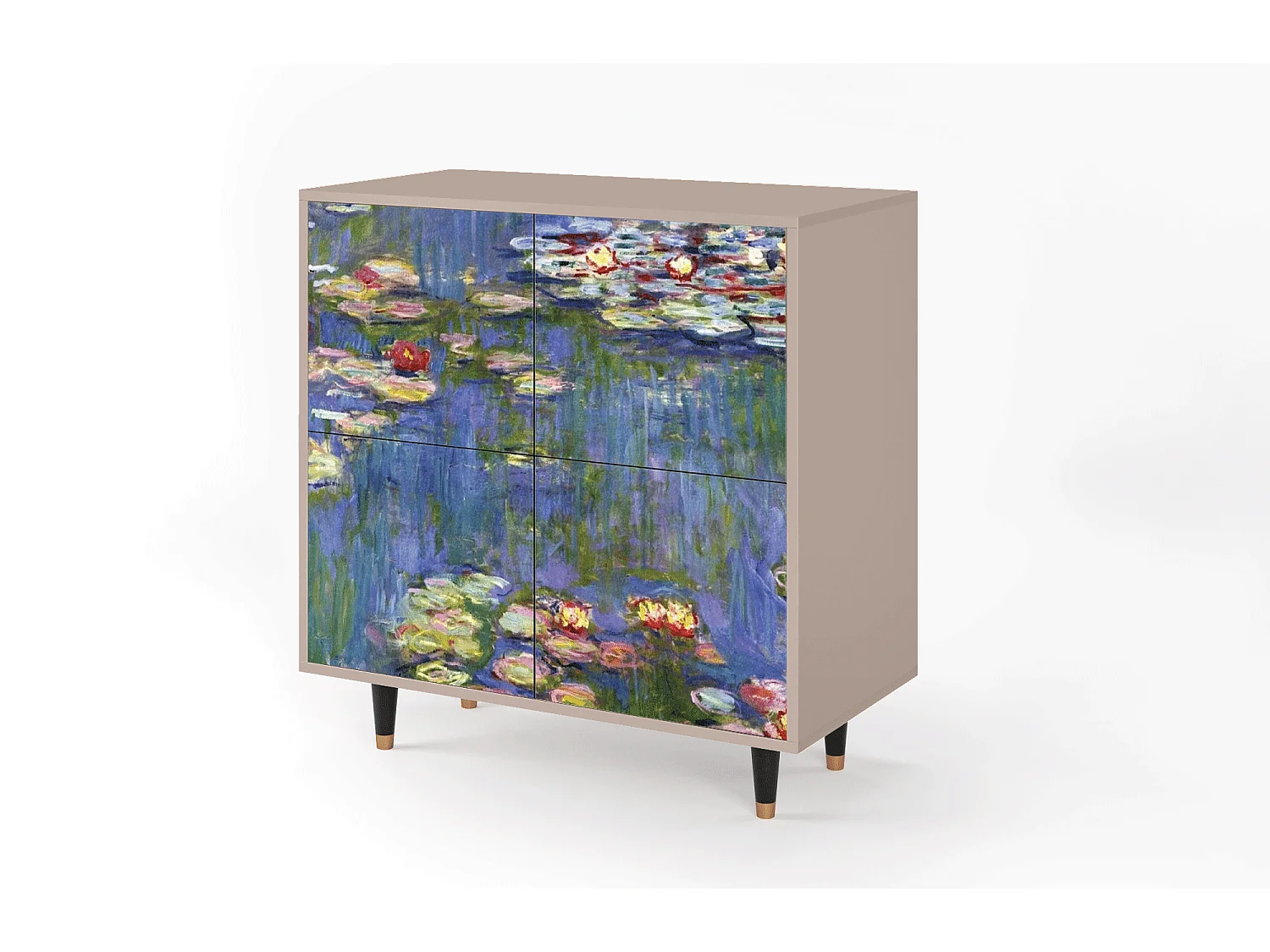 Aparador - 94x96x48 cm - BS3 - The water lily pond  , Latte
