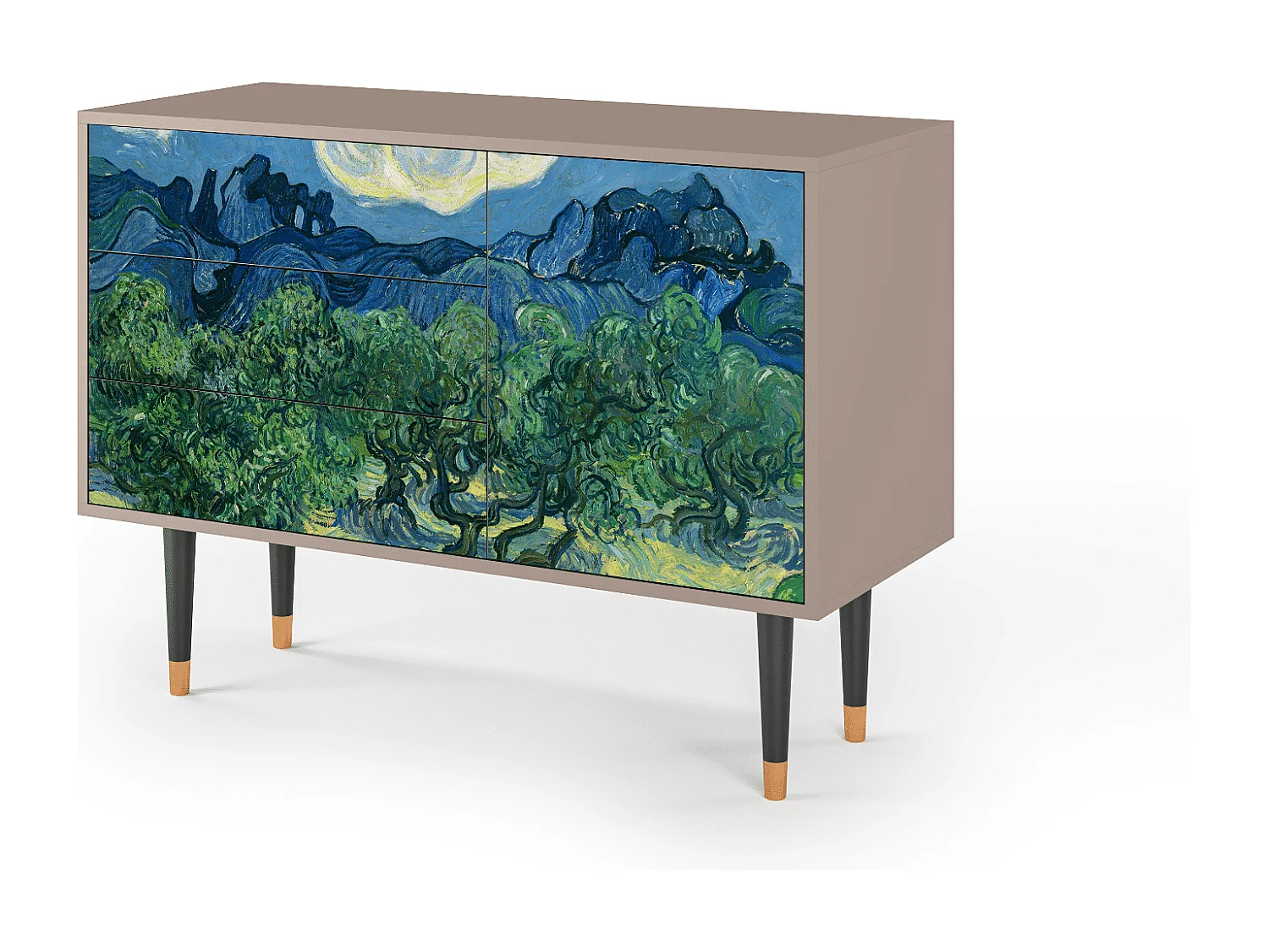 Aparador - 115х84х41 cm - S3 - The Oil Trees, Latte