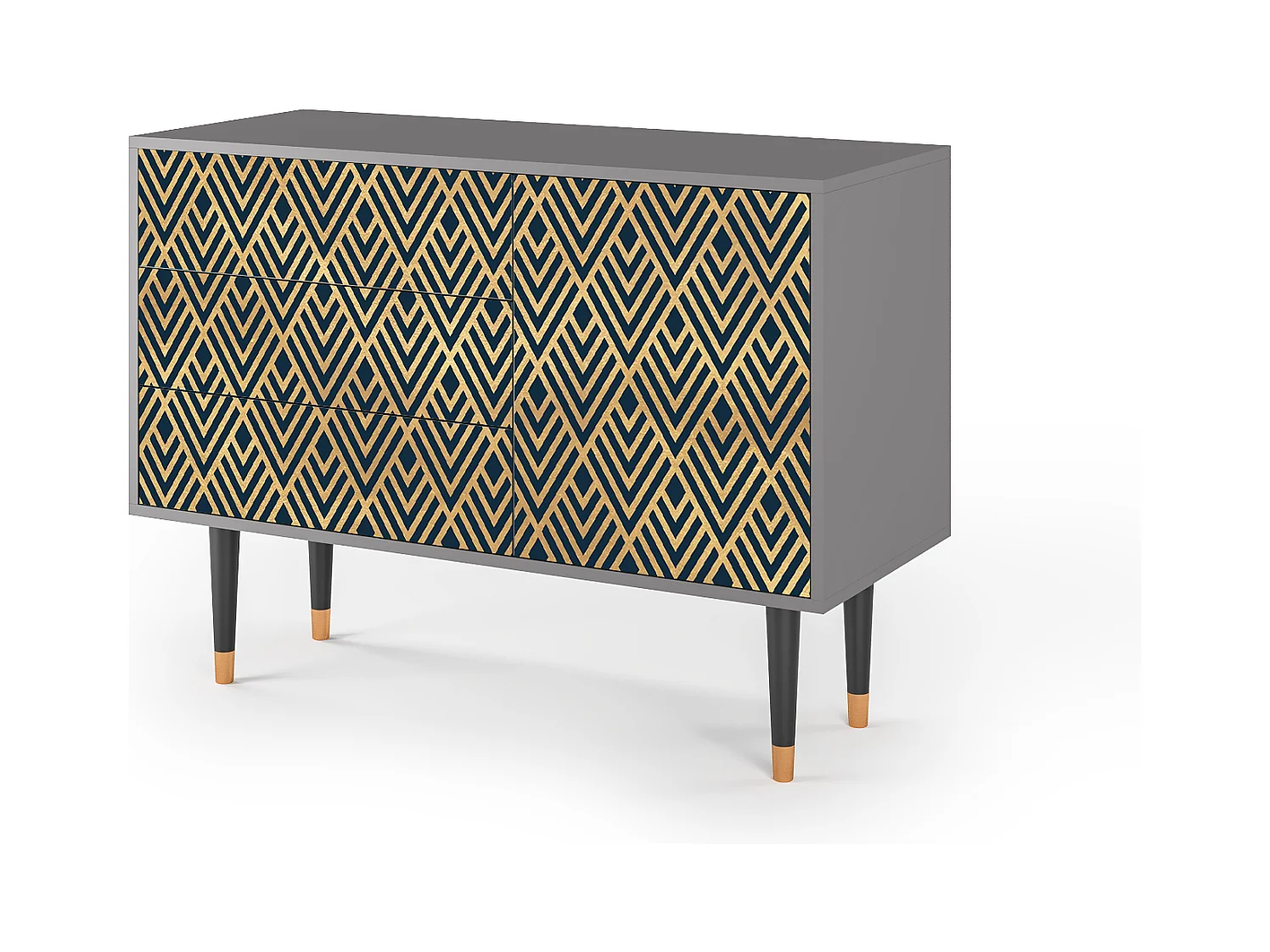Buffet - 115х84х41 cm - S3 - Egypt Triangles, Gris