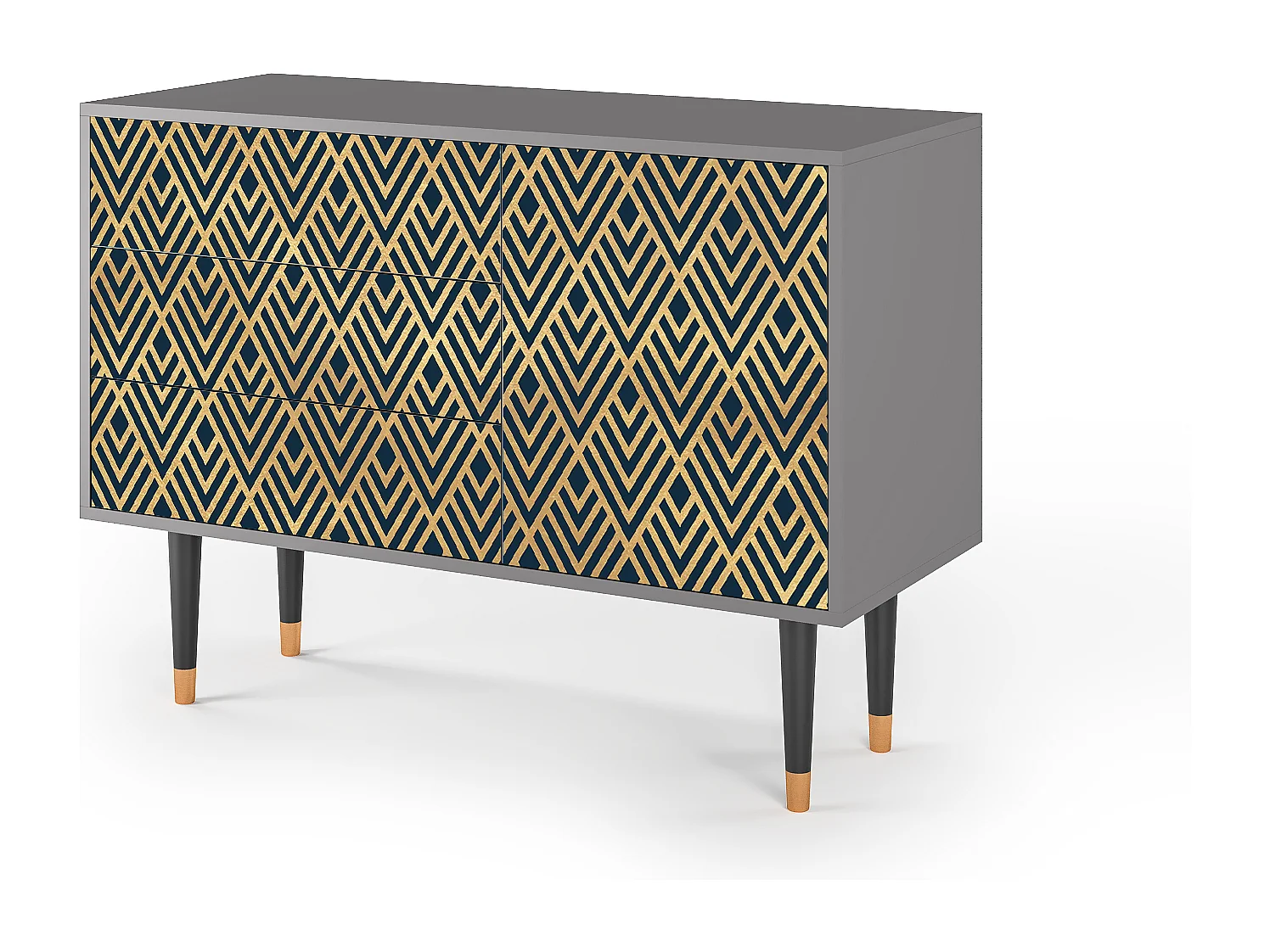 Buffet - 115х84х41 cm - S3 - Egypt Triangles, Gris