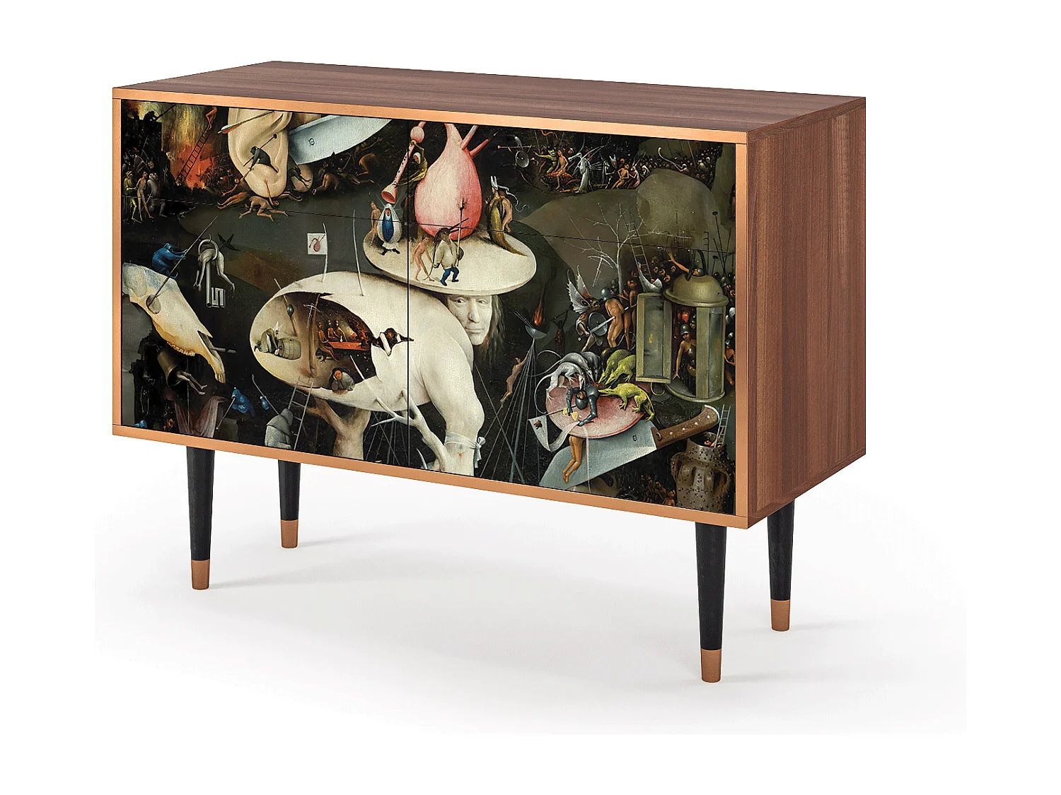 Kredens - 115x85x48 cm - BS4 - The Garden 2, Orzech