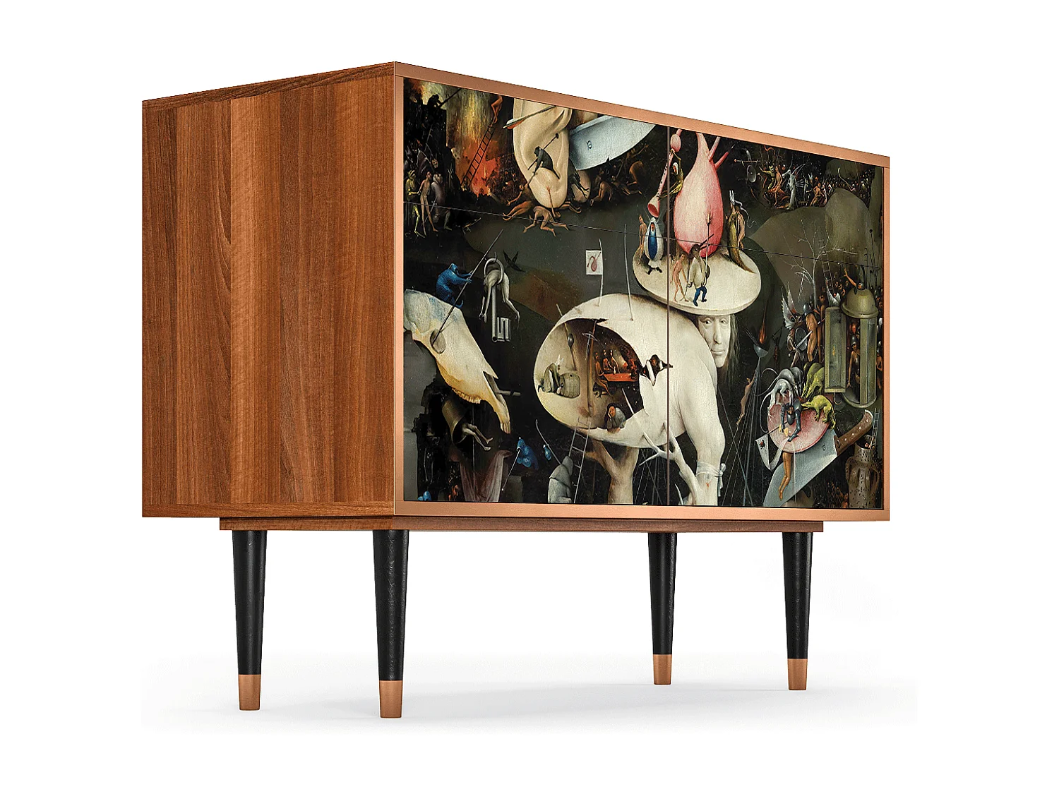 Credenza - 115x85x48 cm - BS4 - The Garden 2, Noce