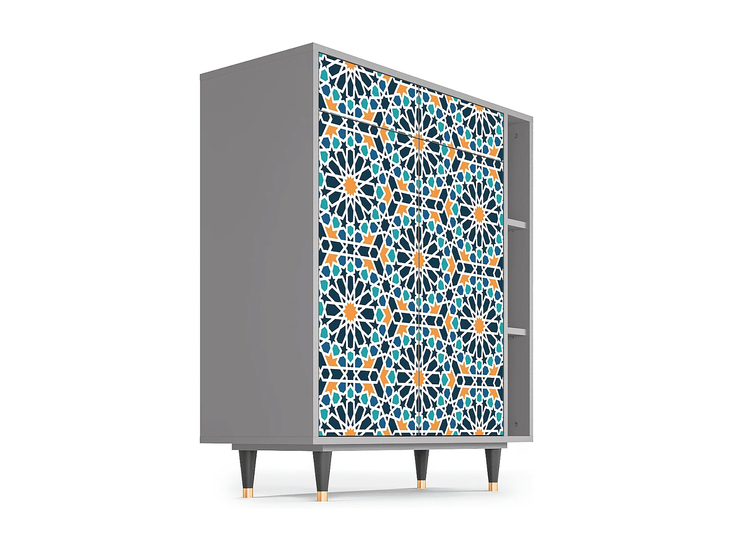 Sideboard - 96х110х41 cm - BS6 - Kaleidoscope, Grau